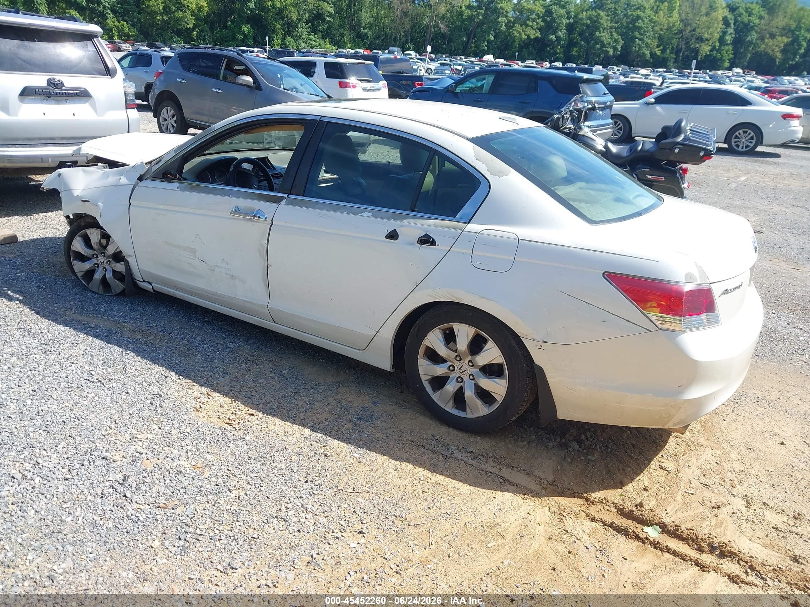 2010 Honda Accord 3.5 Ex-l Белый vin: 5KBCP3F85AB011751