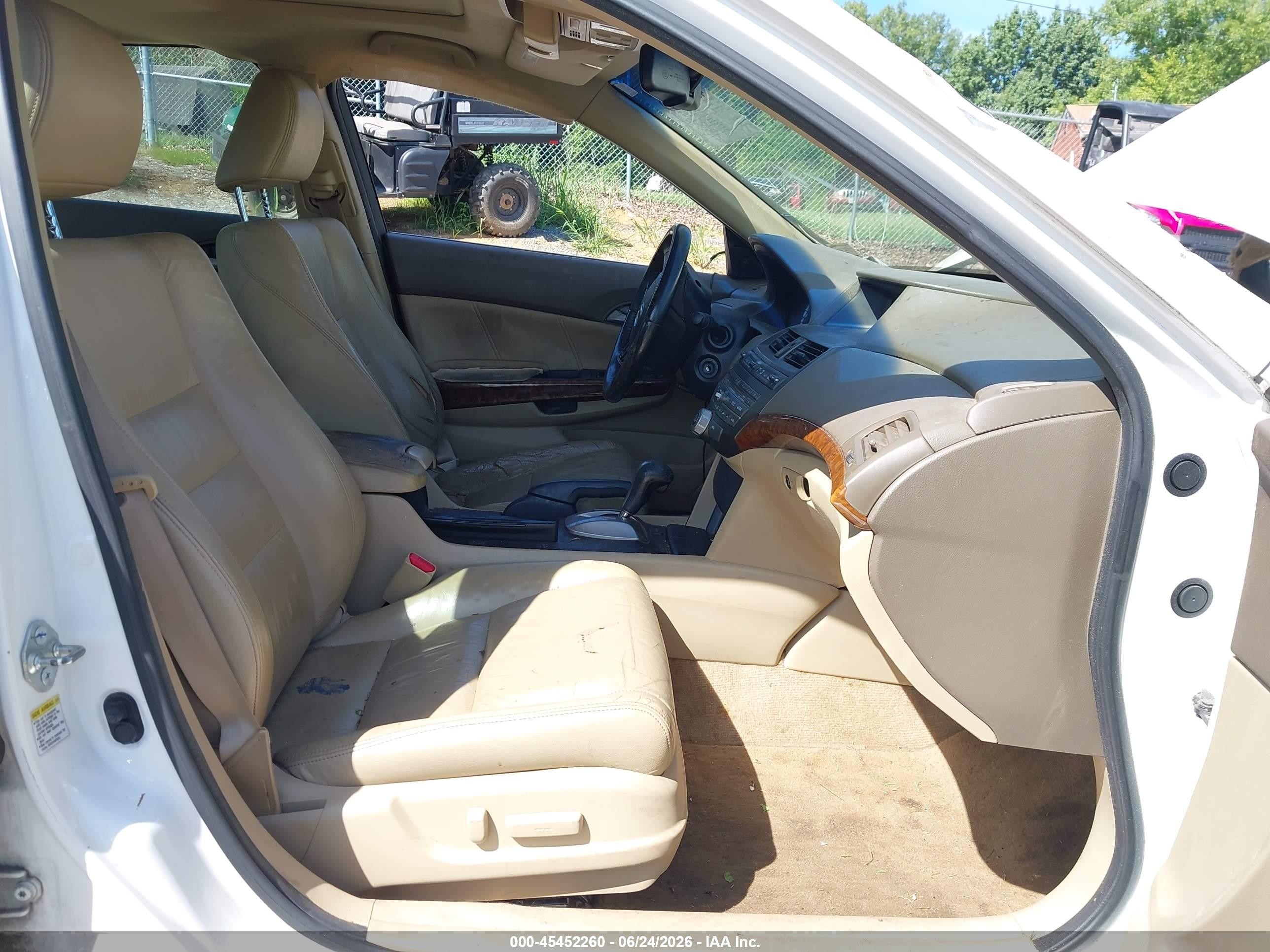 2010 Honda Accord 3.5 Ex-l Белый vin: 5KBCP3F85AB011751