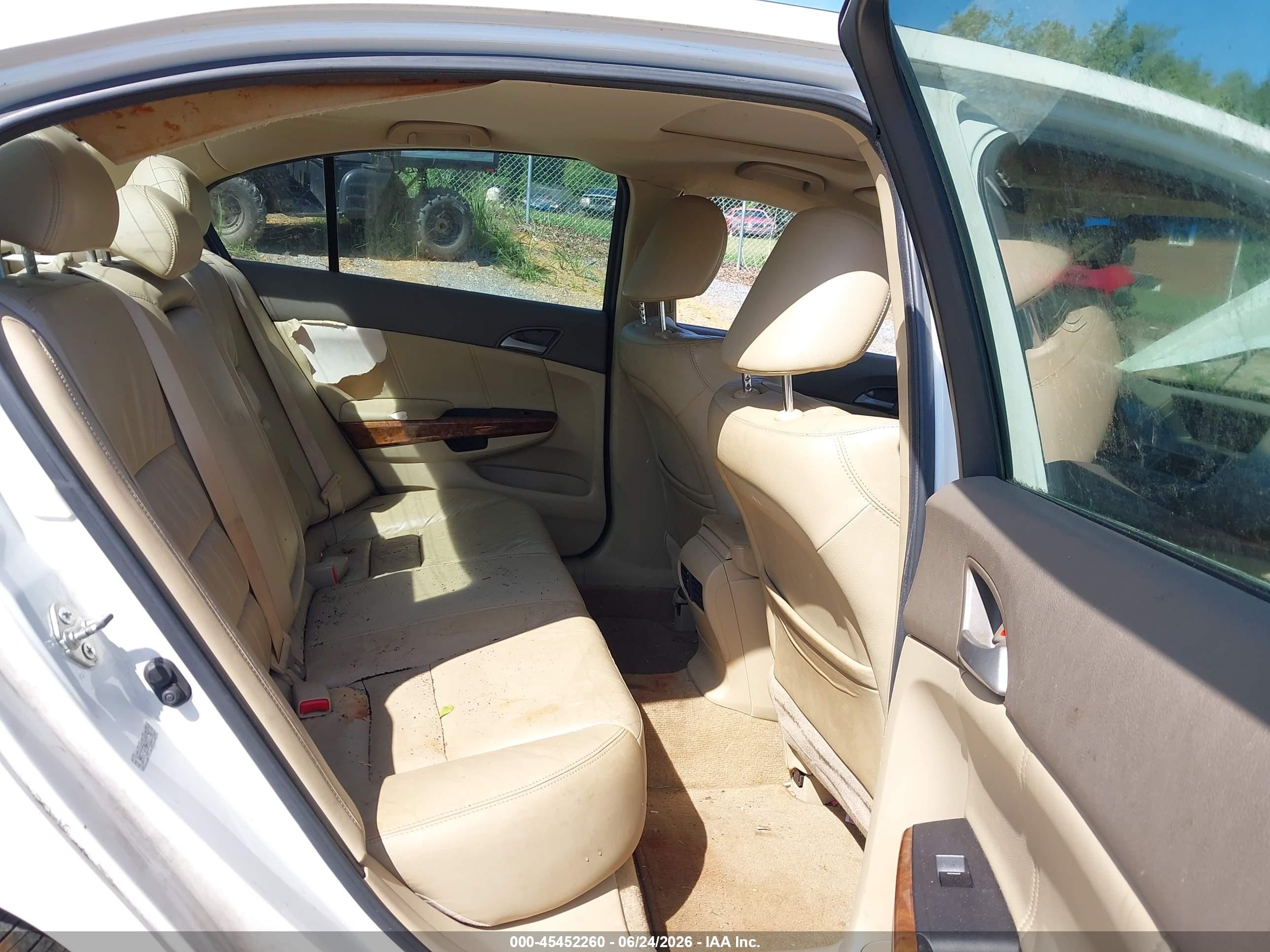2010 Honda Accord 3.5 Ex-l Белый vin: 5KBCP3F85AB011751