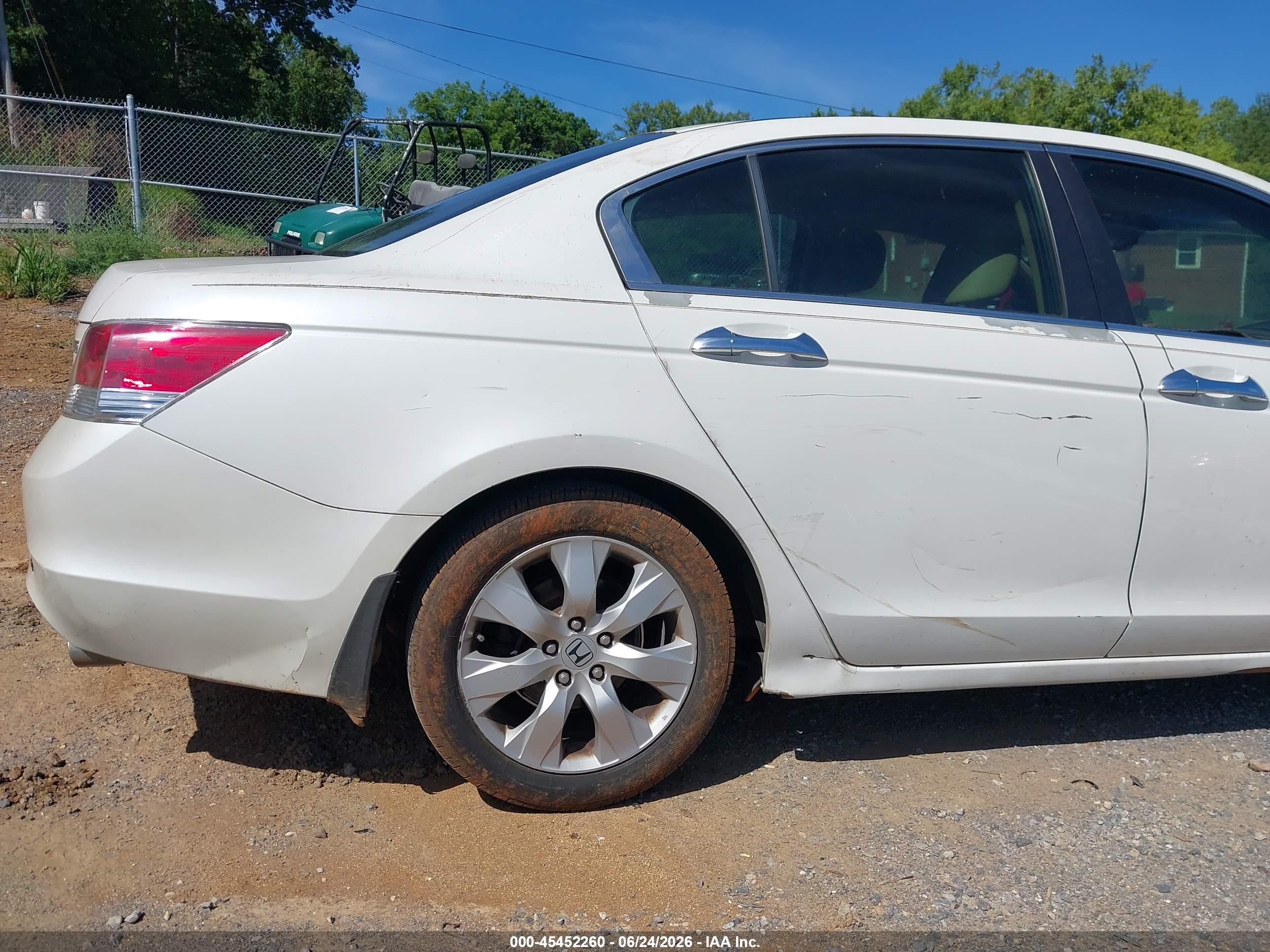 2010 Honda Accord 3.5 Ex-l Белый vin: 5KBCP3F85AB011751
