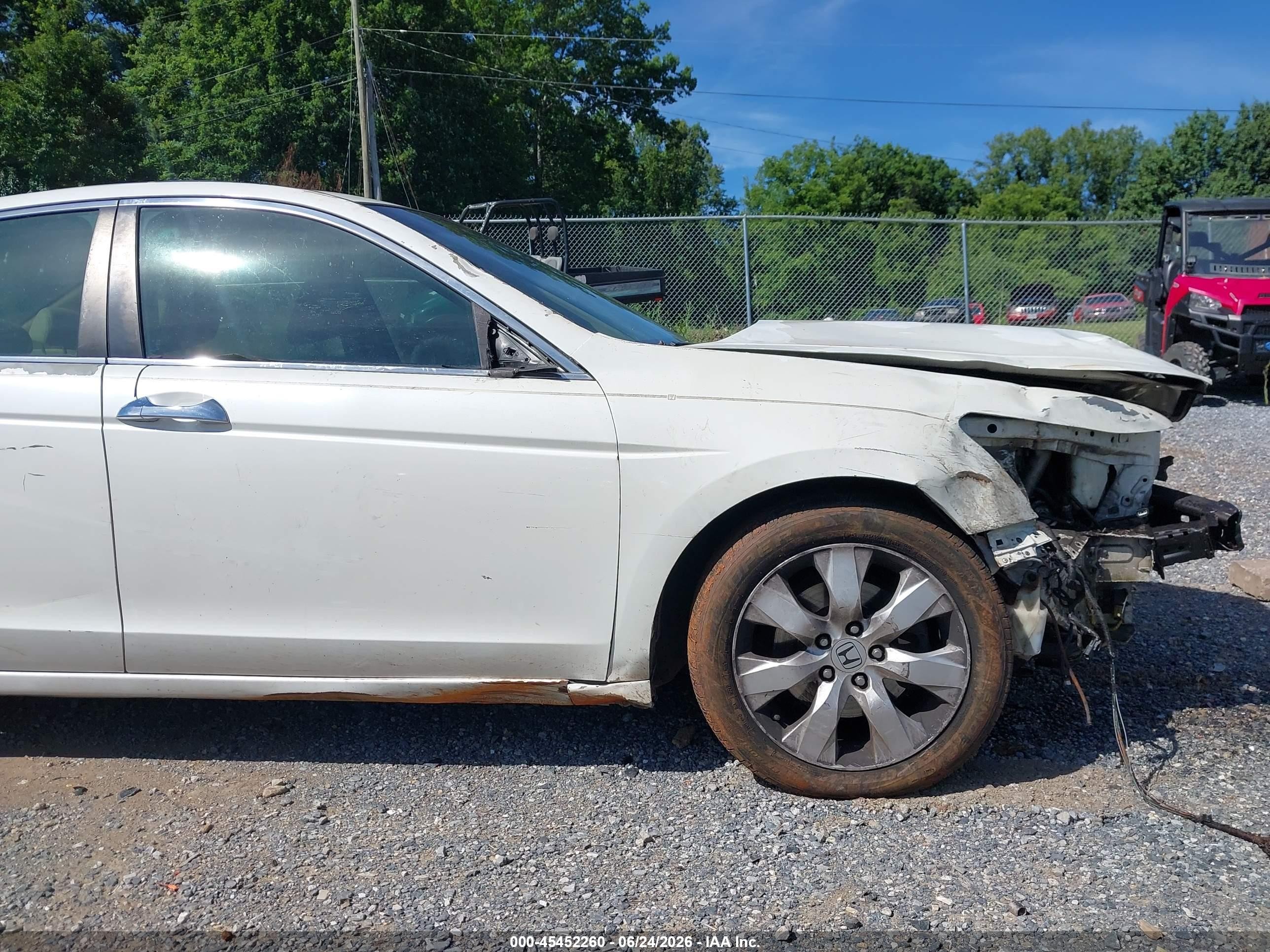 2010 Honda Accord 3.5 Ex-l Белый vin: 5KBCP3F85AB011751