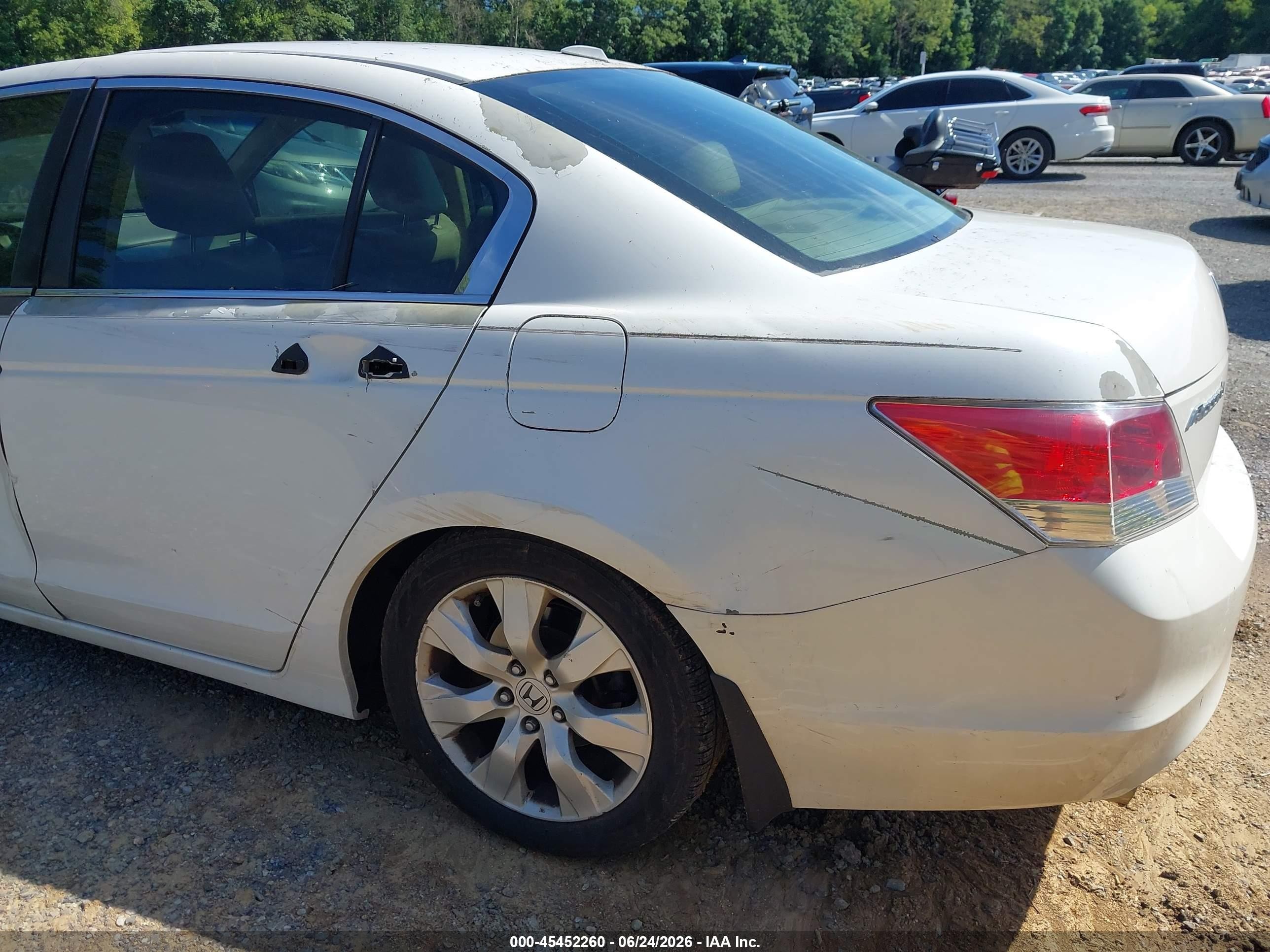 2010 Honda Accord 3.5 Ex-l Белый vin: 5KBCP3F85AB011751