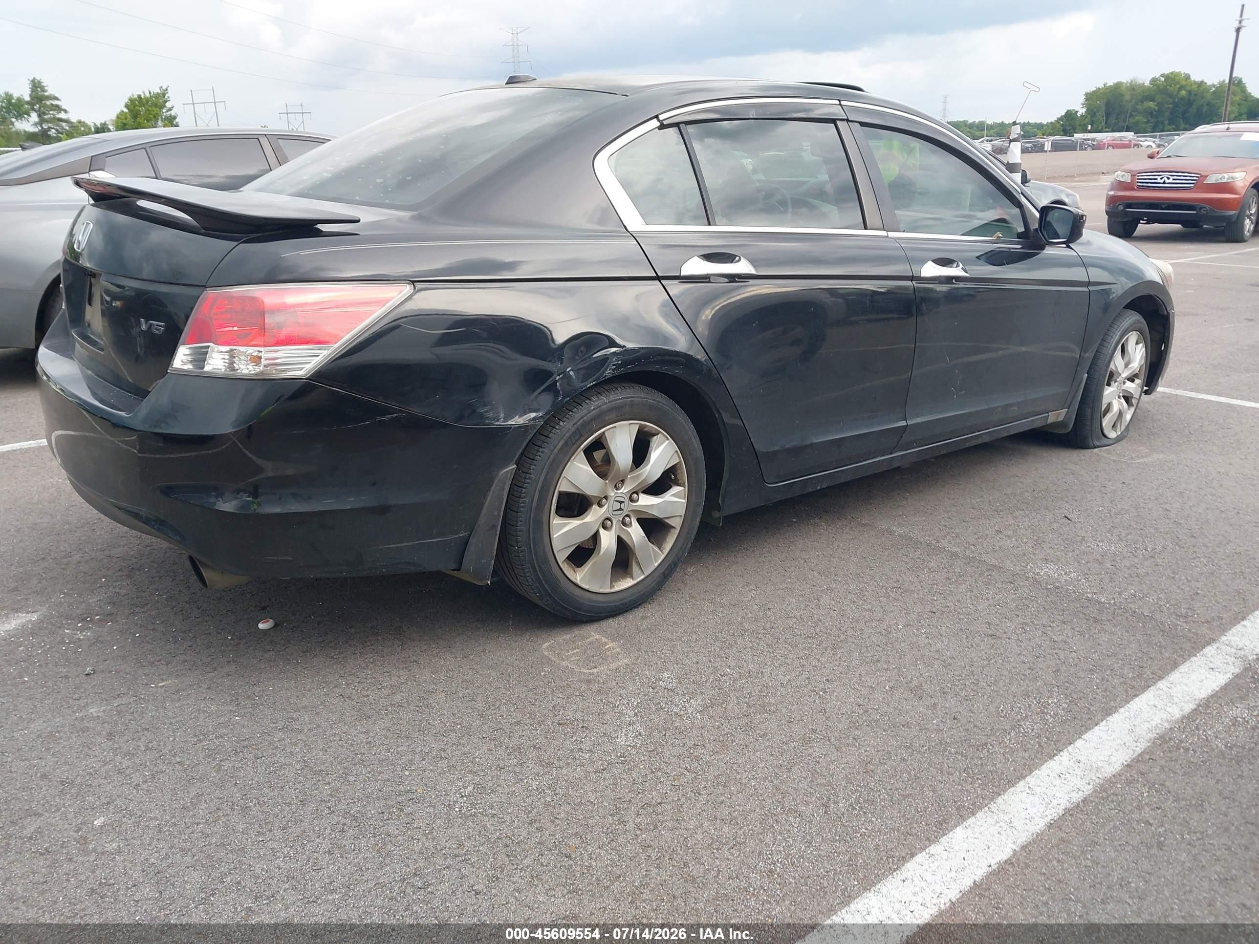 2010 Honda Accord 3.5 Ex-l Black vin: 5KBCP3F86AB006977