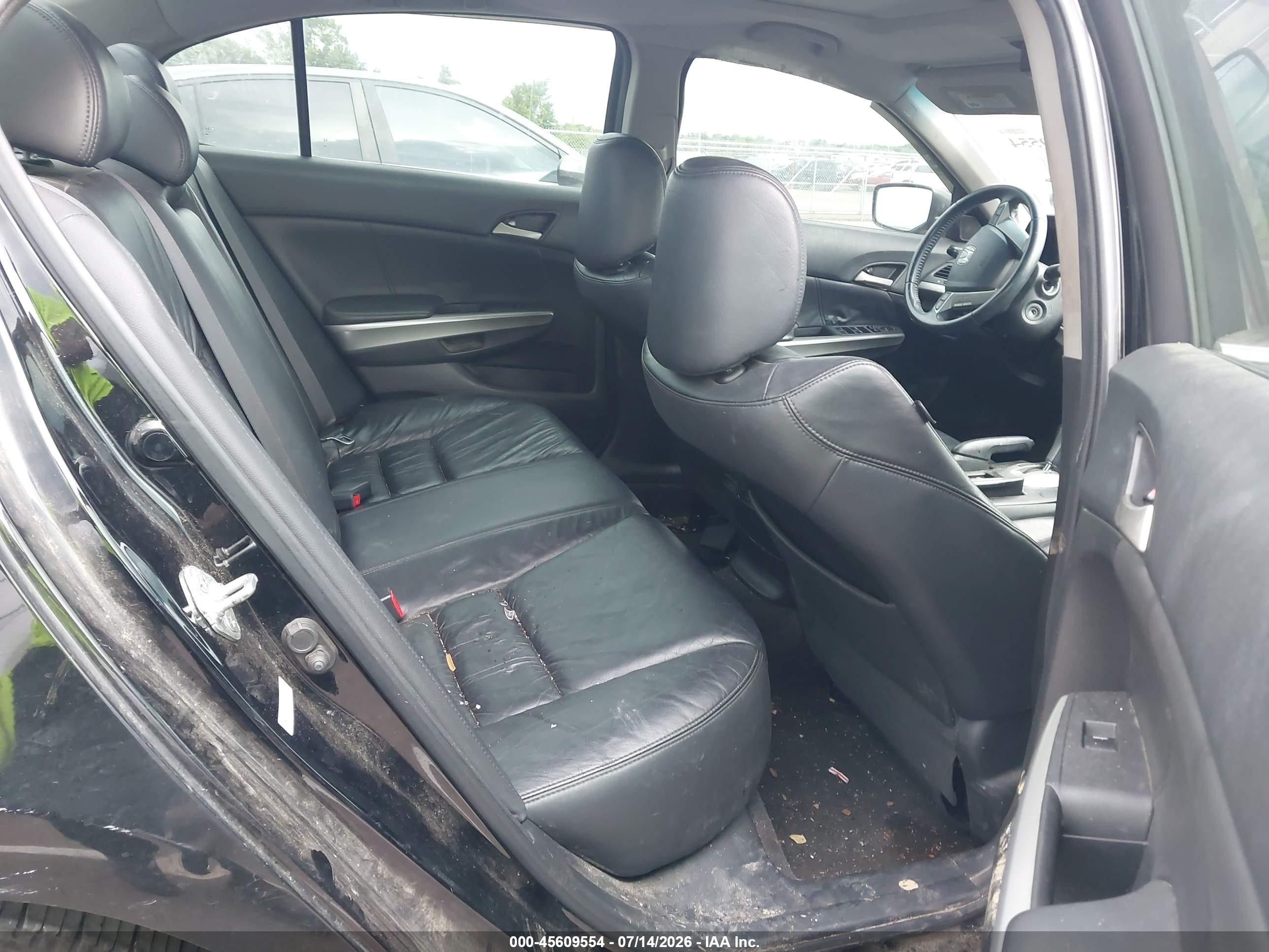 2010 Honda Accord 3.5 Ex-l Black vin: 5KBCP3F86AB006977