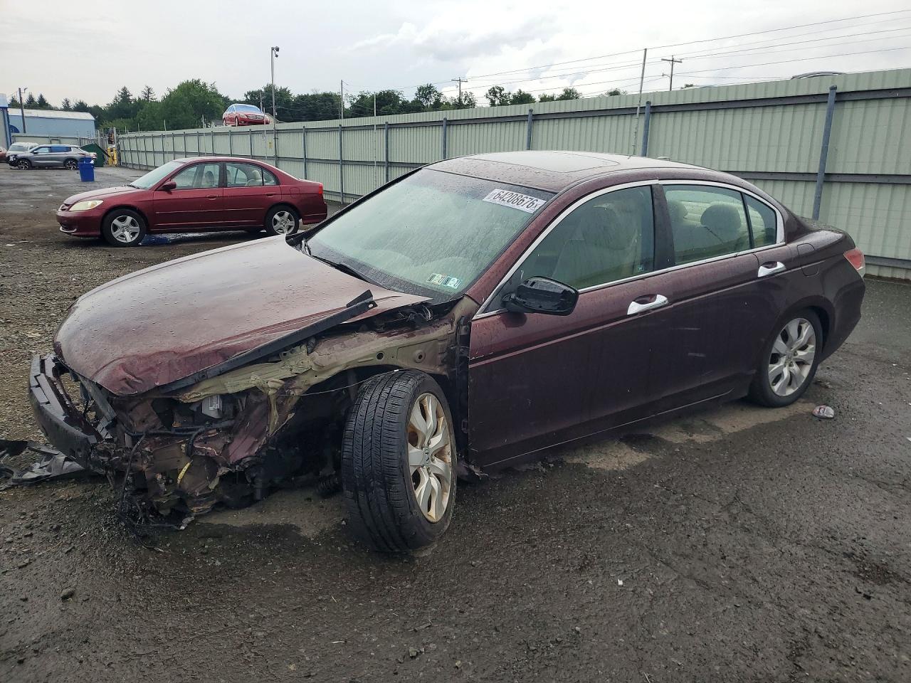 2010 Honda Accord Exl Maroon vin: 5KBCP3F86AB015324