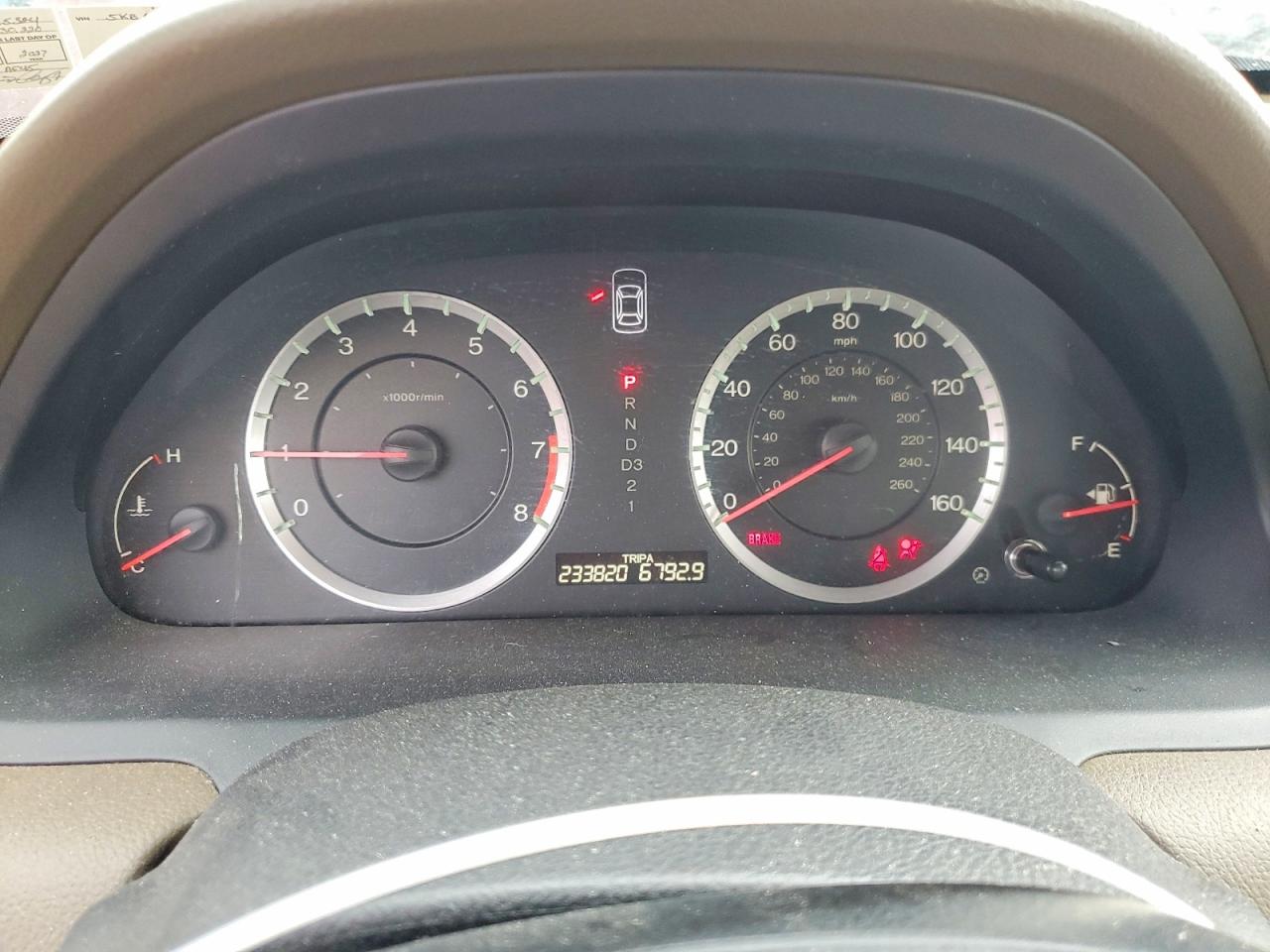 2010 Honda Accord Exl Maroon vin: 5KBCP3F86AB015324