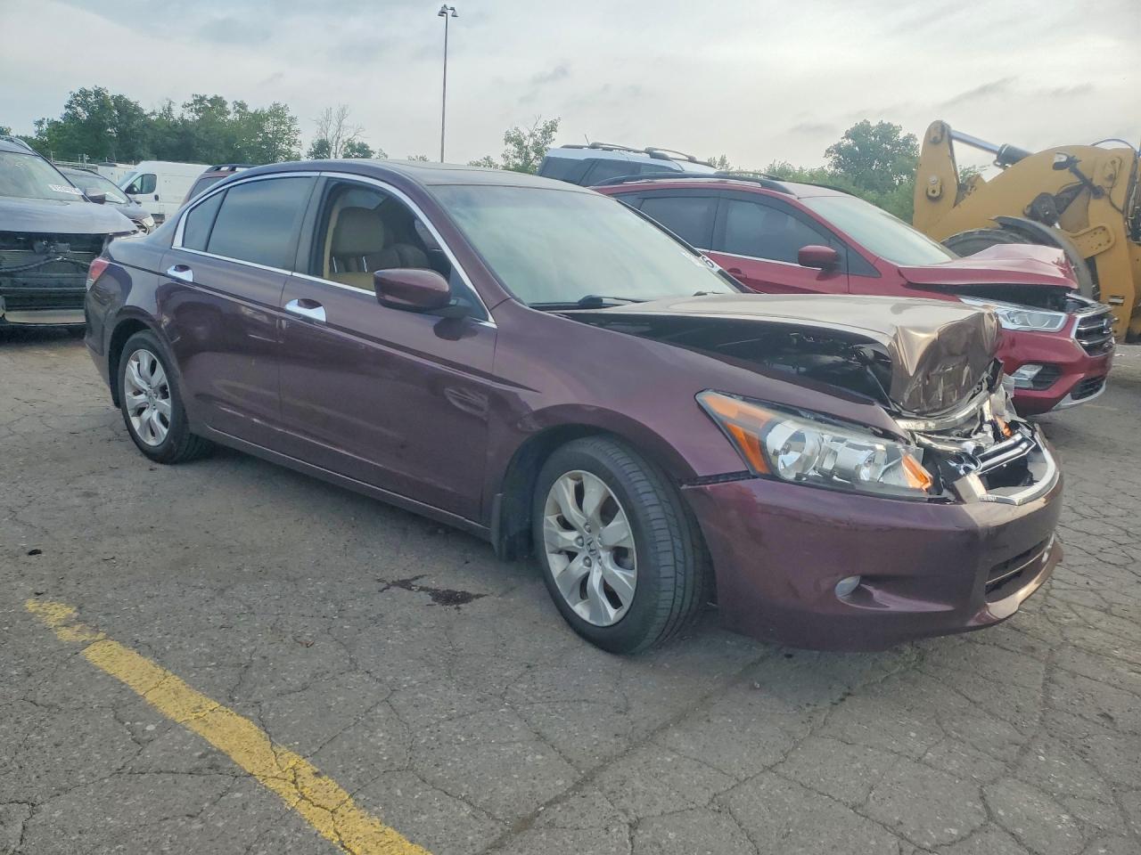 2010 Honda Accord Exl Бордовый vin: 5KBCP3F86AB017123