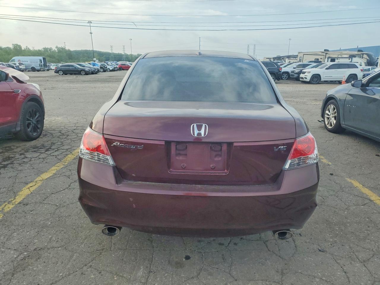 2010 Honda Accord Exl Бордовый vin: 5KBCP3F86AB017123