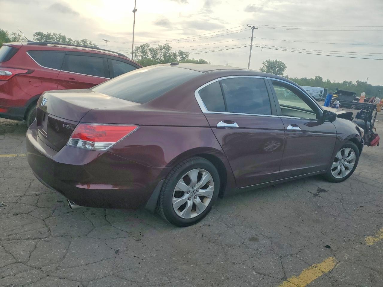 2010 Honda Accord Exl Бордовый vin: 5KBCP3F86AB017123
