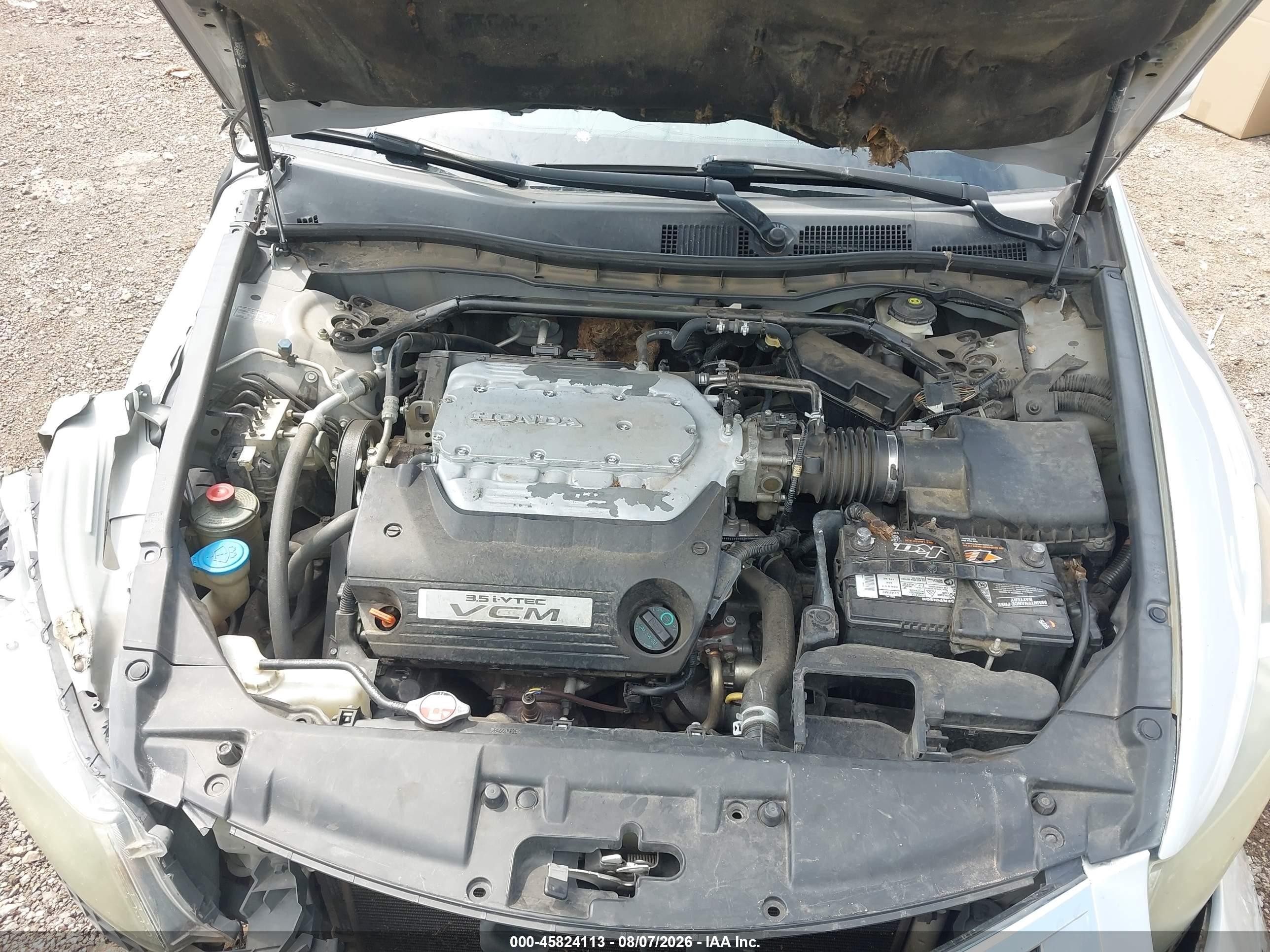 2010 Honda Accord 3.5 Ex-l Серебряный vin: 5KBCP3F87AB002050