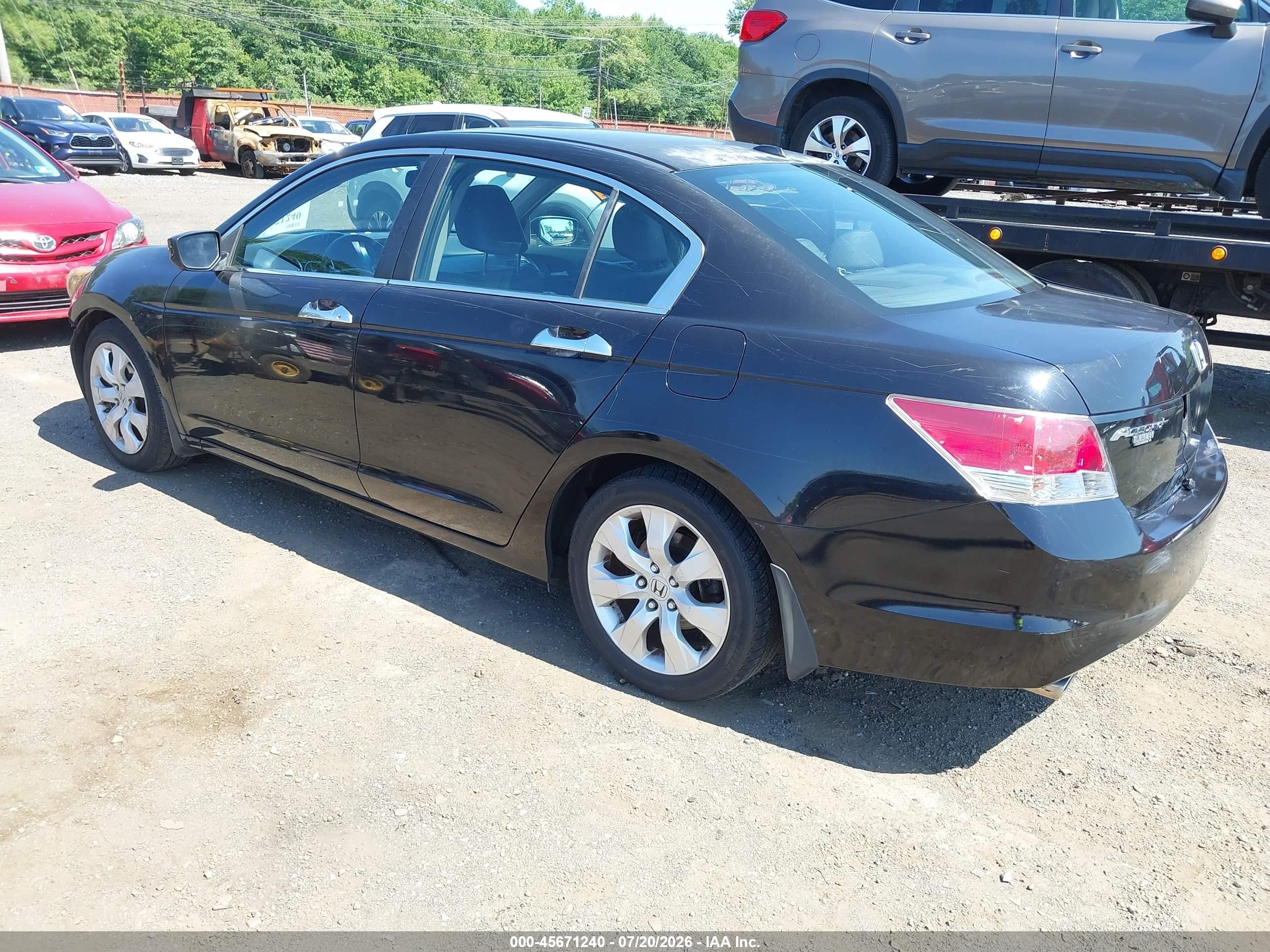 2010 Honda Accord 3.5 Ex-l Black vin: 5KBCP3F87AB002744