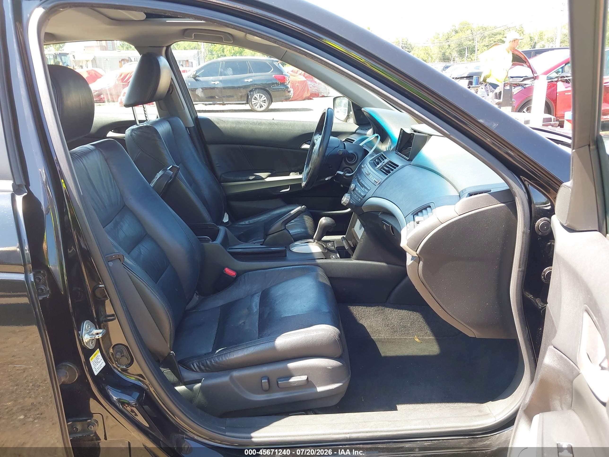 2010 Honda Accord 3.5 Ex-l Black vin: 5KBCP3F87AB002744