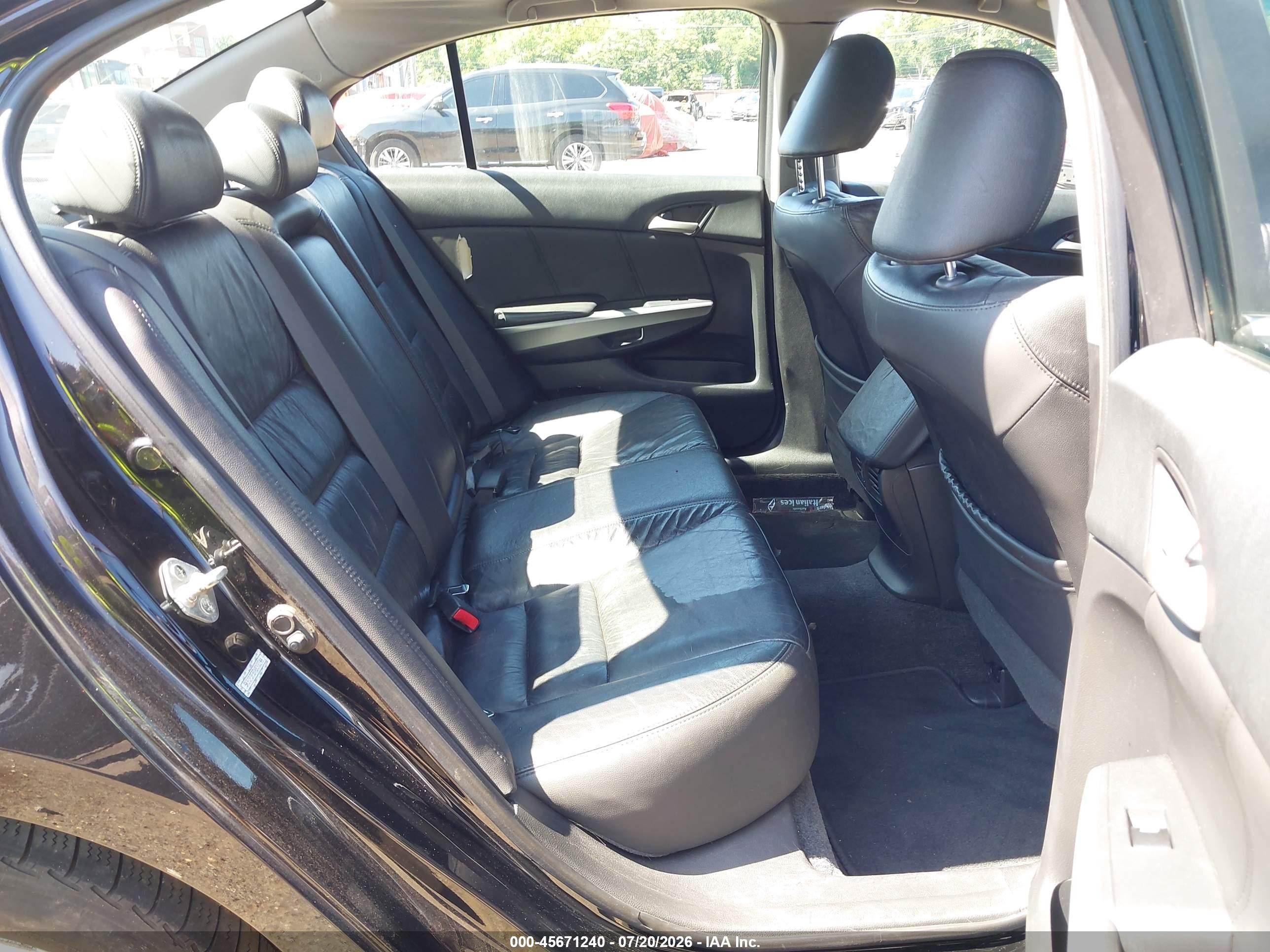 2010 Honda Accord 3.5 Ex-l Black vin: 5KBCP3F87AB002744