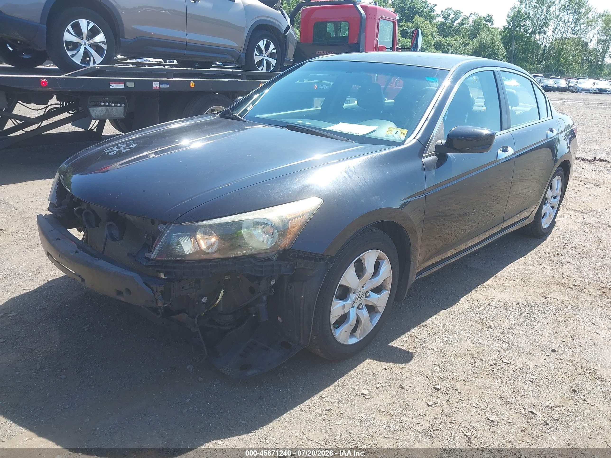 2010 Honda Accord 3.5 Ex-l Black vin: 5KBCP3F87AB002744
