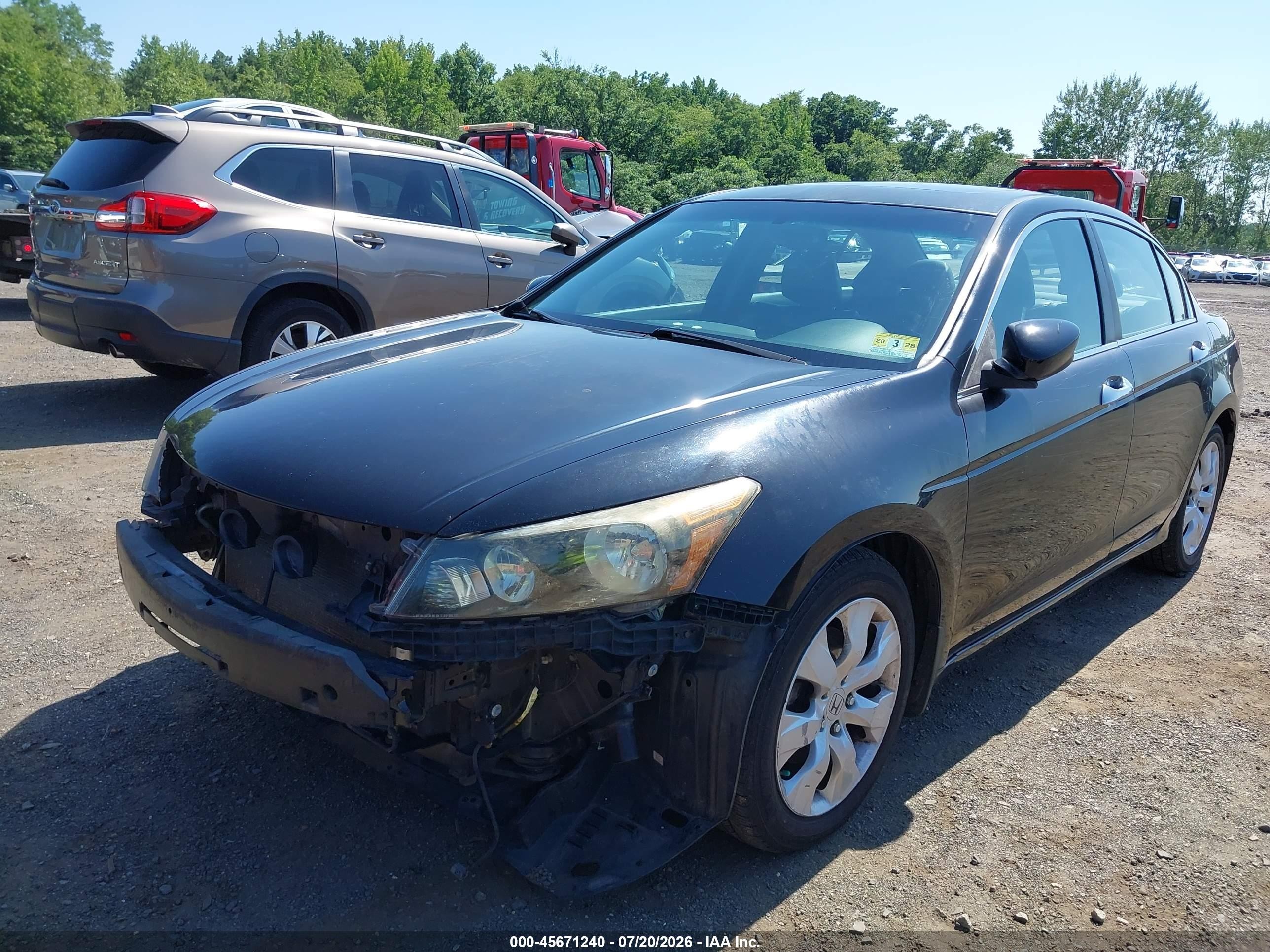 2010 Honda Accord 3.5 Ex-l Black vin: 5KBCP3F87AB002744