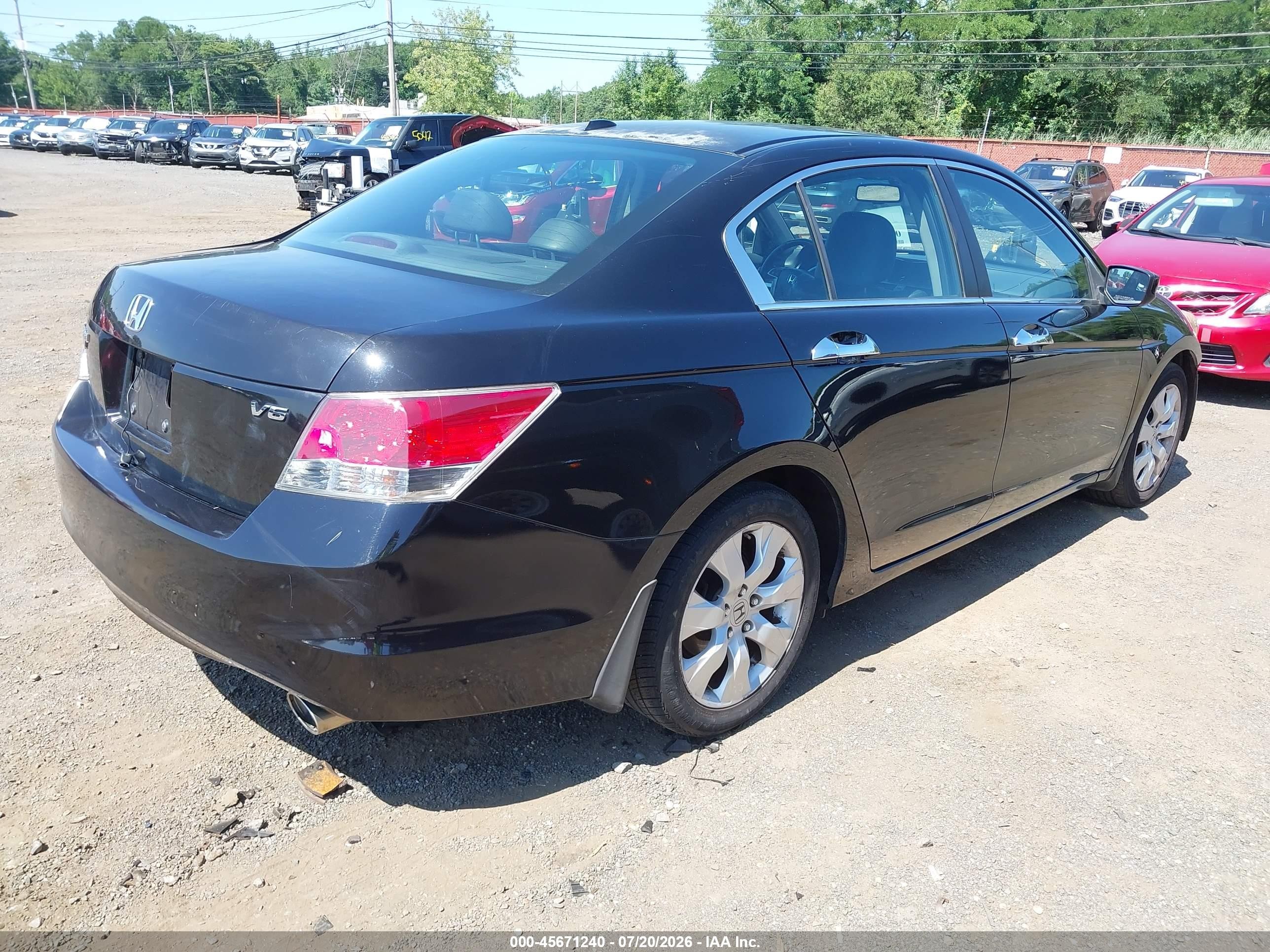 2010 Honda Accord 3.5 Ex-l Black vin: 5KBCP3F87AB002744