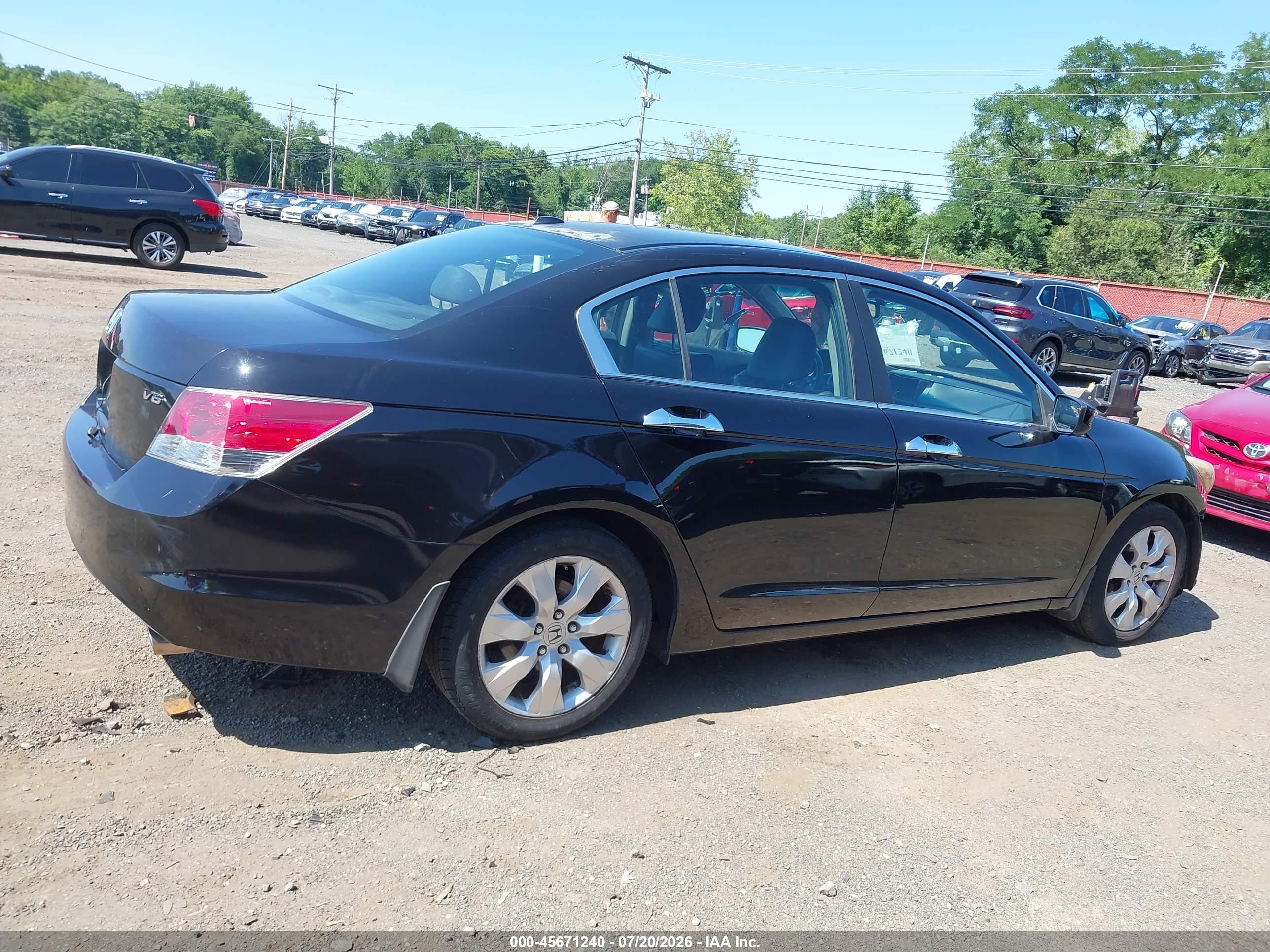 2010 Honda Accord 3.5 Ex-l Black vin: 5KBCP3F87AB002744