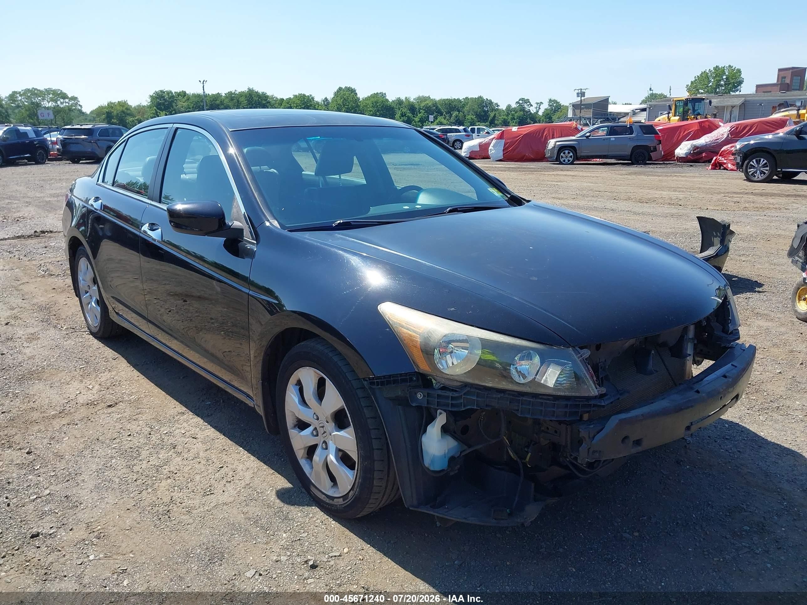 2010 Honda Accord 3.5 Ex-l Black vin: 5KBCP3F87AB002744