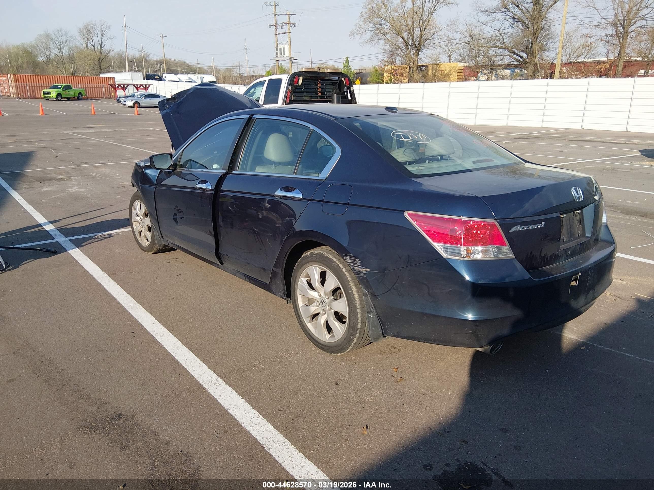 2010 Honda Accord 3.5 Ex-l Blue vin: 5KBCP3F87AB011556