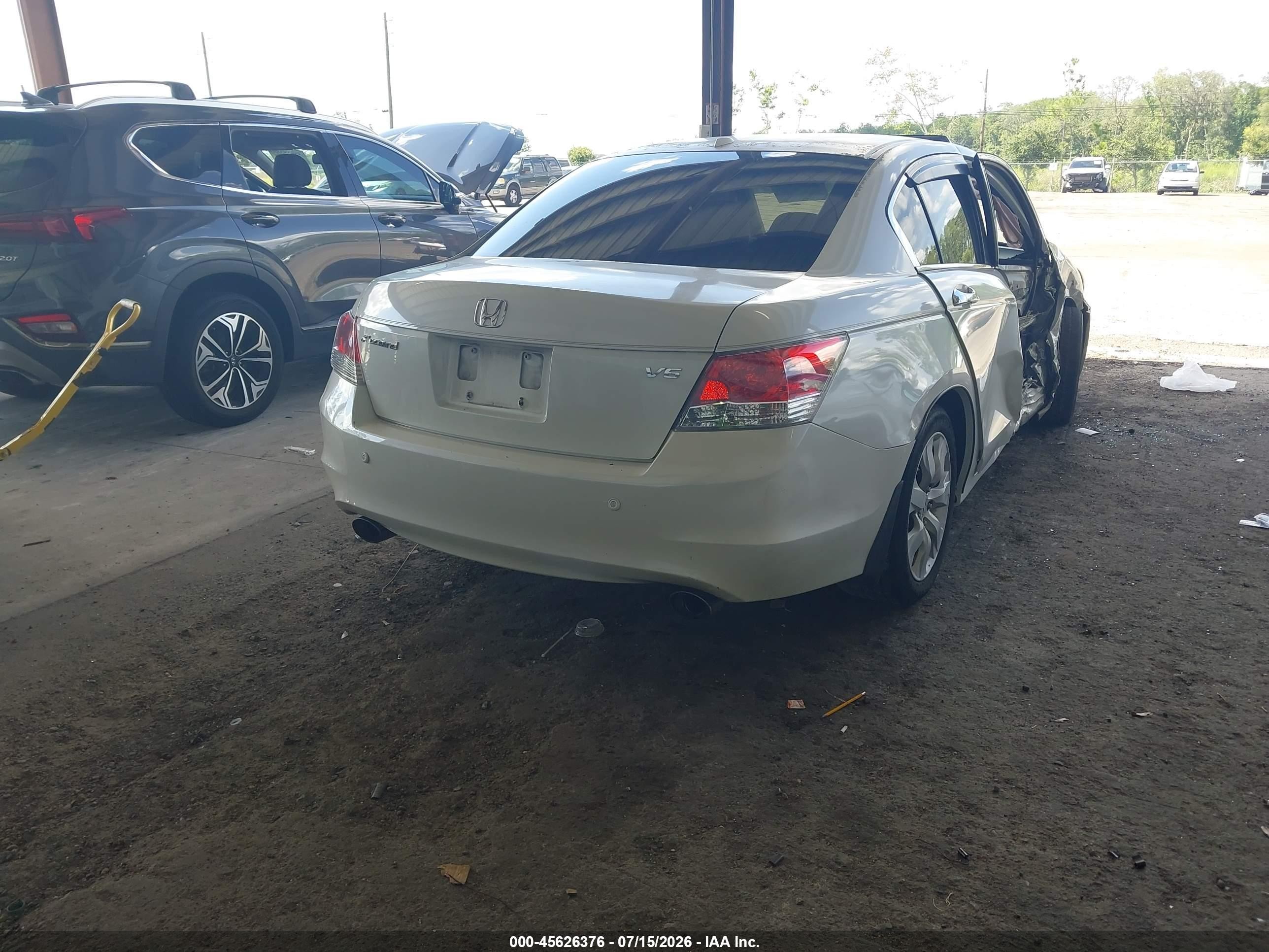 2010 Honda Accord 3.5 Ex-l Белый vin: 5KBCP3F87AB013596