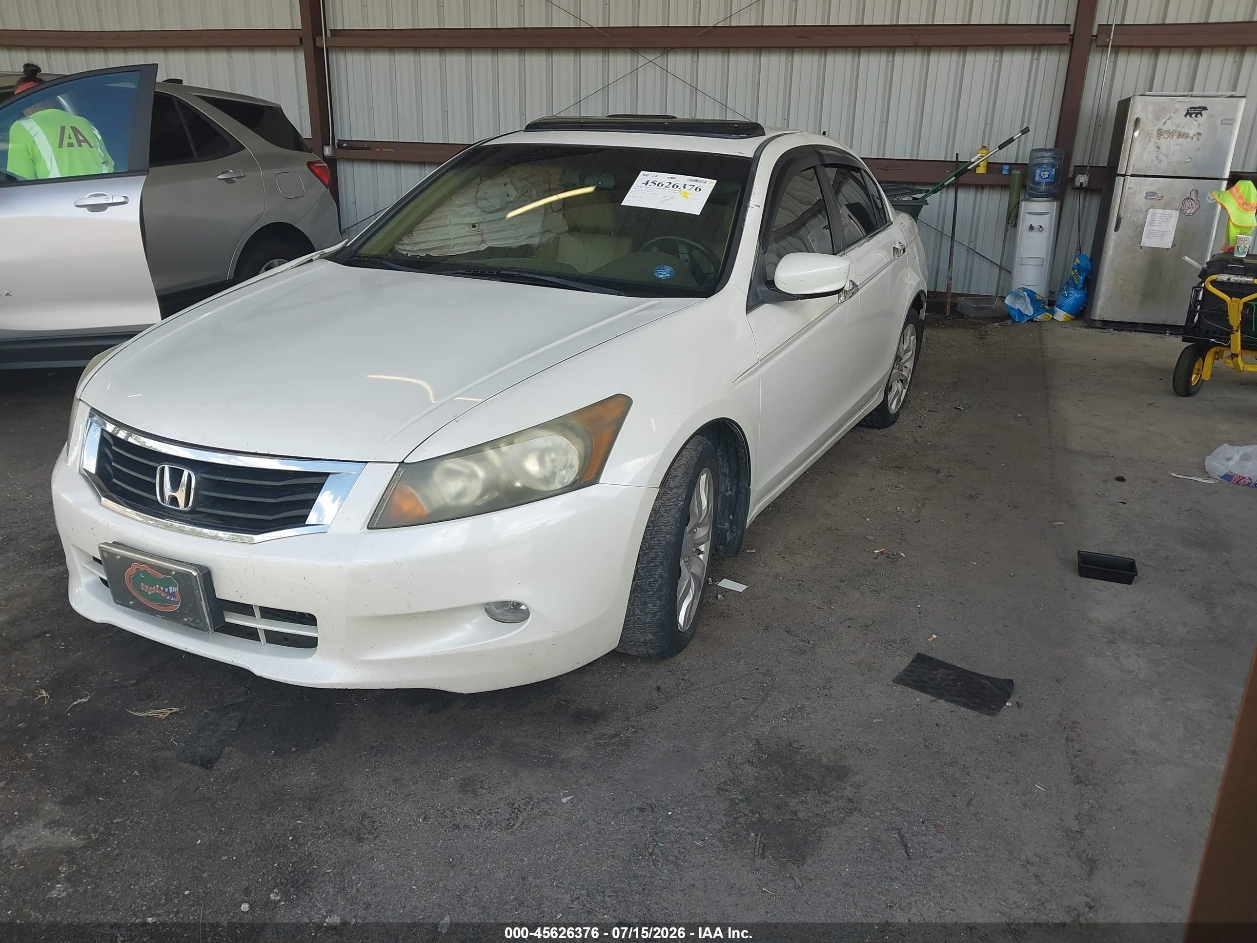 2010 Honda Accord 3.5 Ex-l Белый vin: 5KBCP3F87AB013596