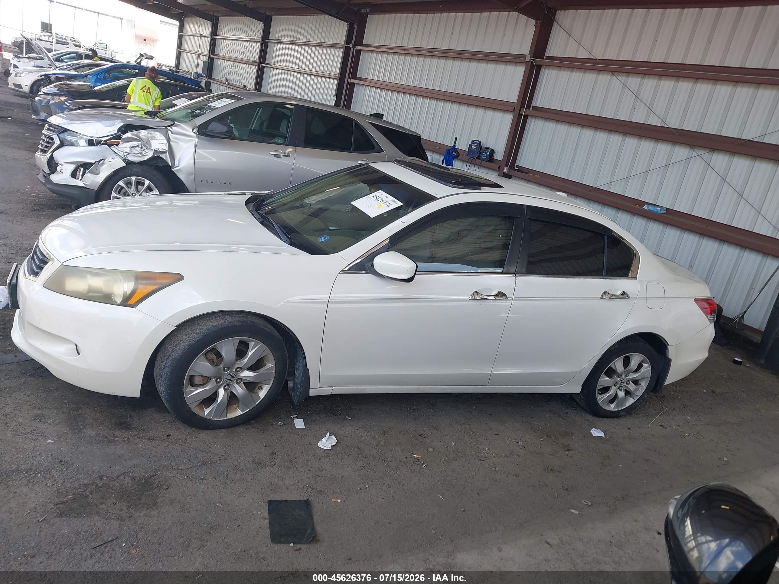 2010 Honda Accord 3.5 Ex-l Белый vin: 5KBCP3F87AB013596