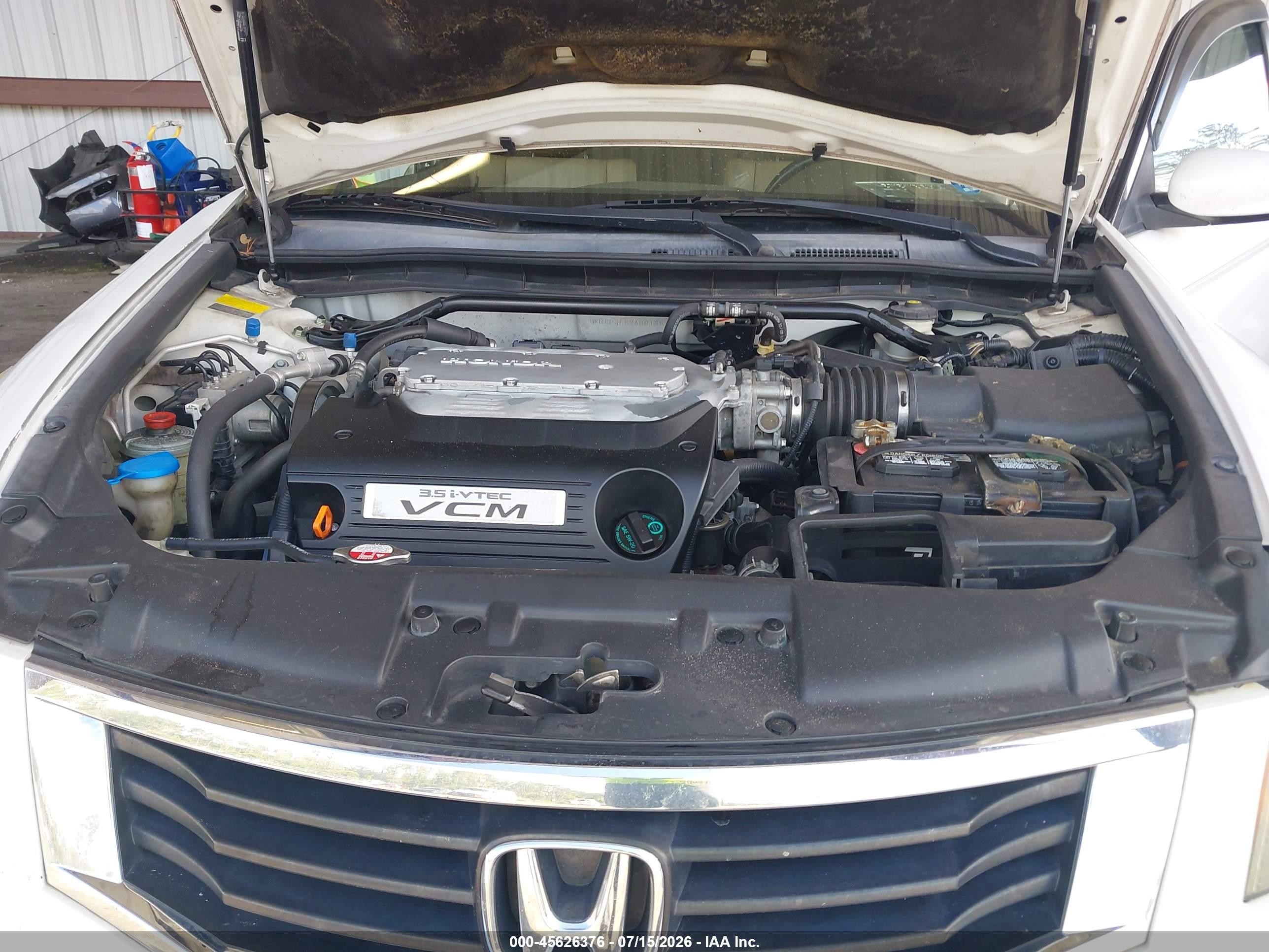 2010 Honda Accord 3.5 Ex-l Белый vin: 5KBCP3F87AB013596