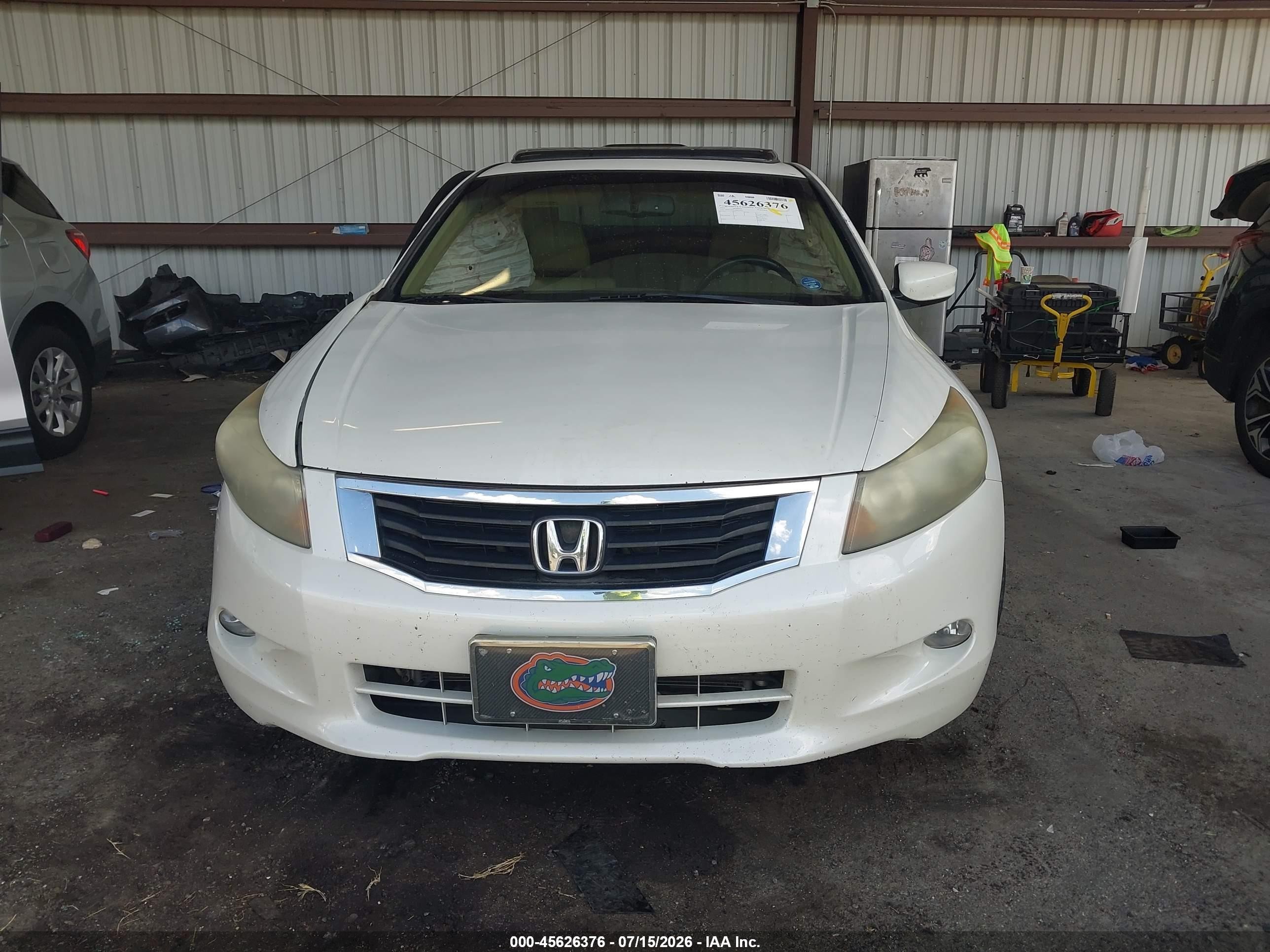 2010 Honda Accord 3.5 Ex-l Белый vin: 5KBCP3F87AB013596