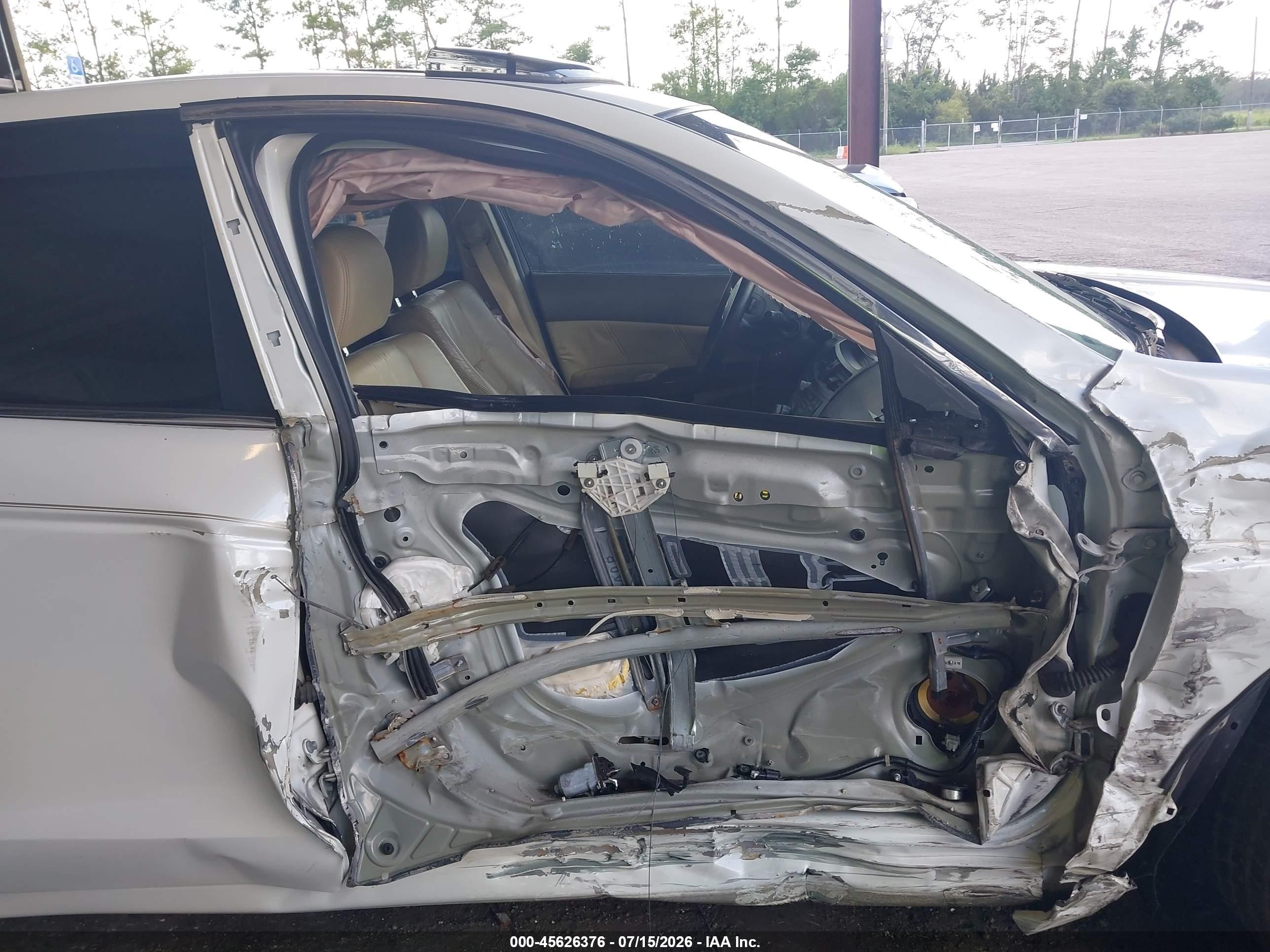 2010 Honda Accord 3.5 Ex-l Белый vin: 5KBCP3F87AB013596