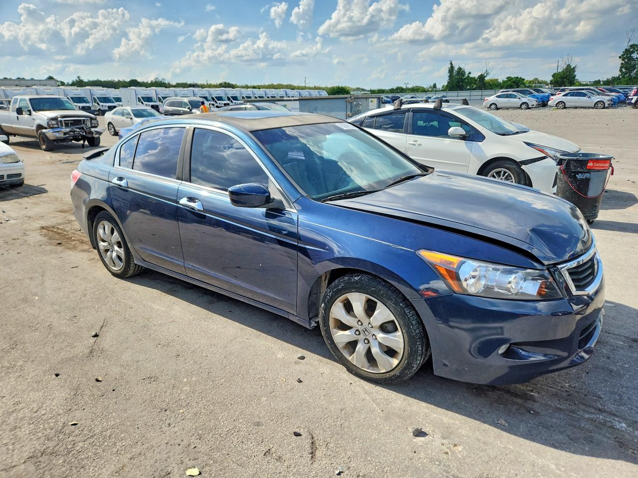 2010 Honda Accord Exl Blue vin: 5KBCP3F87AB015994