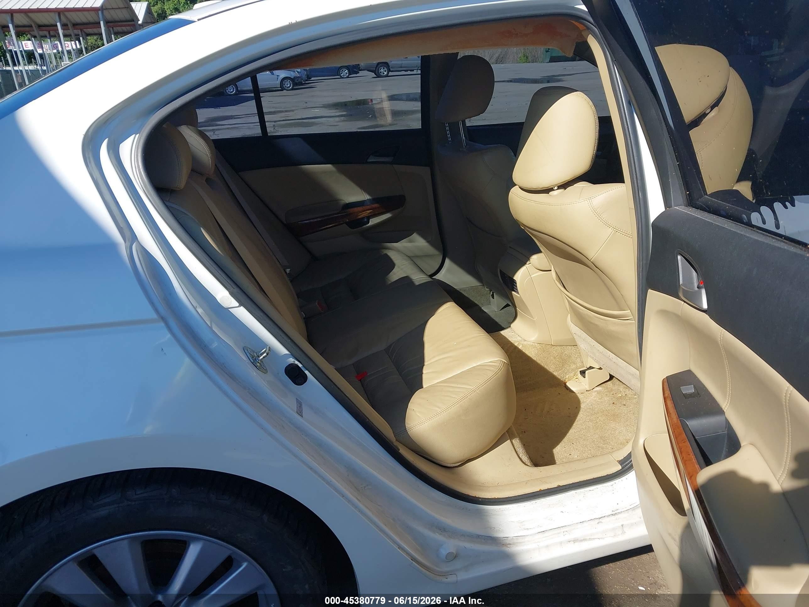 2011 Honda Accord 3.5 Ex-l White vin: 5KBCP3F87BB002437