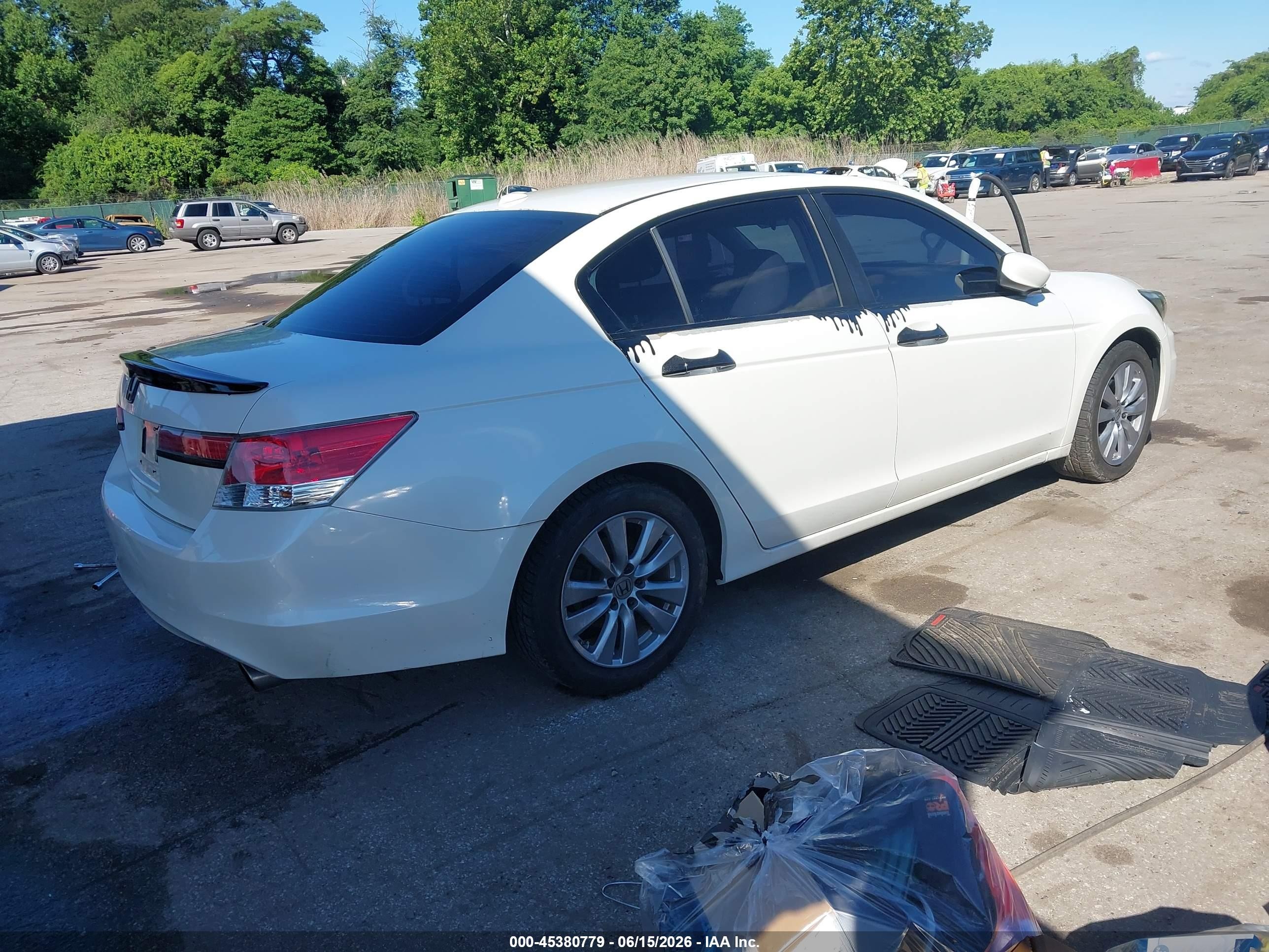 2011 Honda Accord 3.5 Ex-l White vin: 5KBCP3F87BB002437