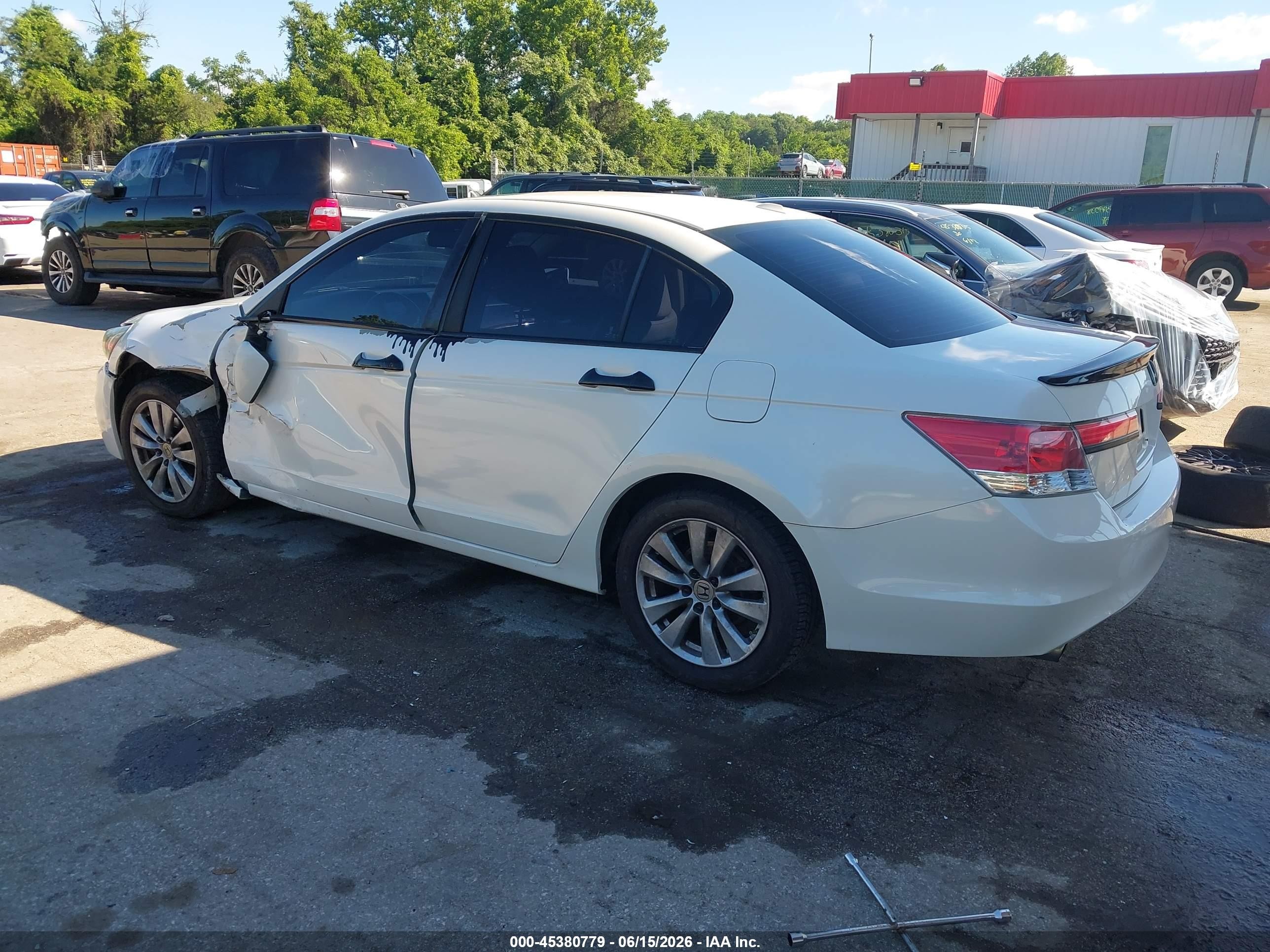 2011 Honda Accord 3.5 Ex-l White vin: 5KBCP3F87BB002437