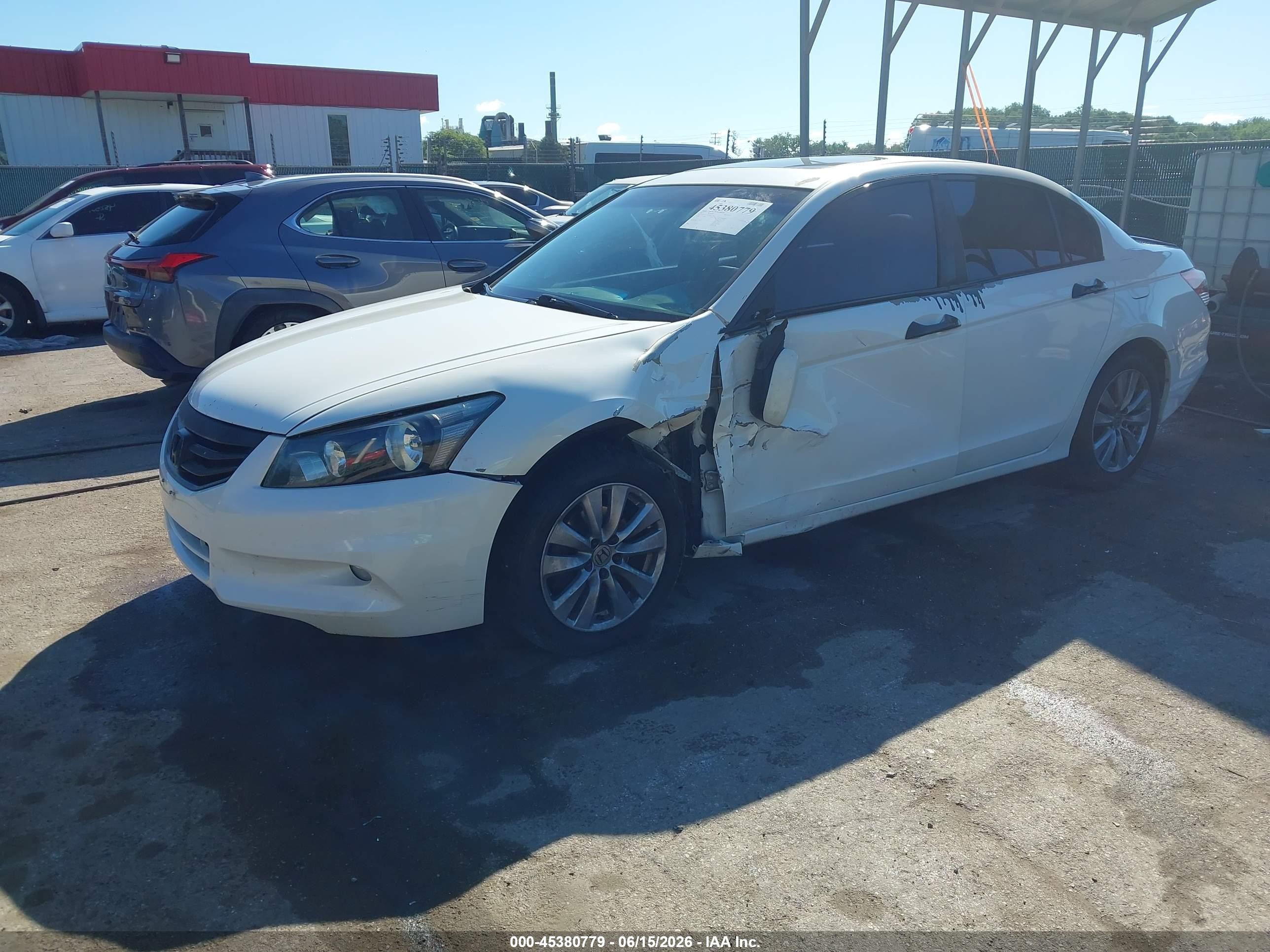 2011 Honda Accord 3.5 Ex-l White vin: 5KBCP3F87BB002437