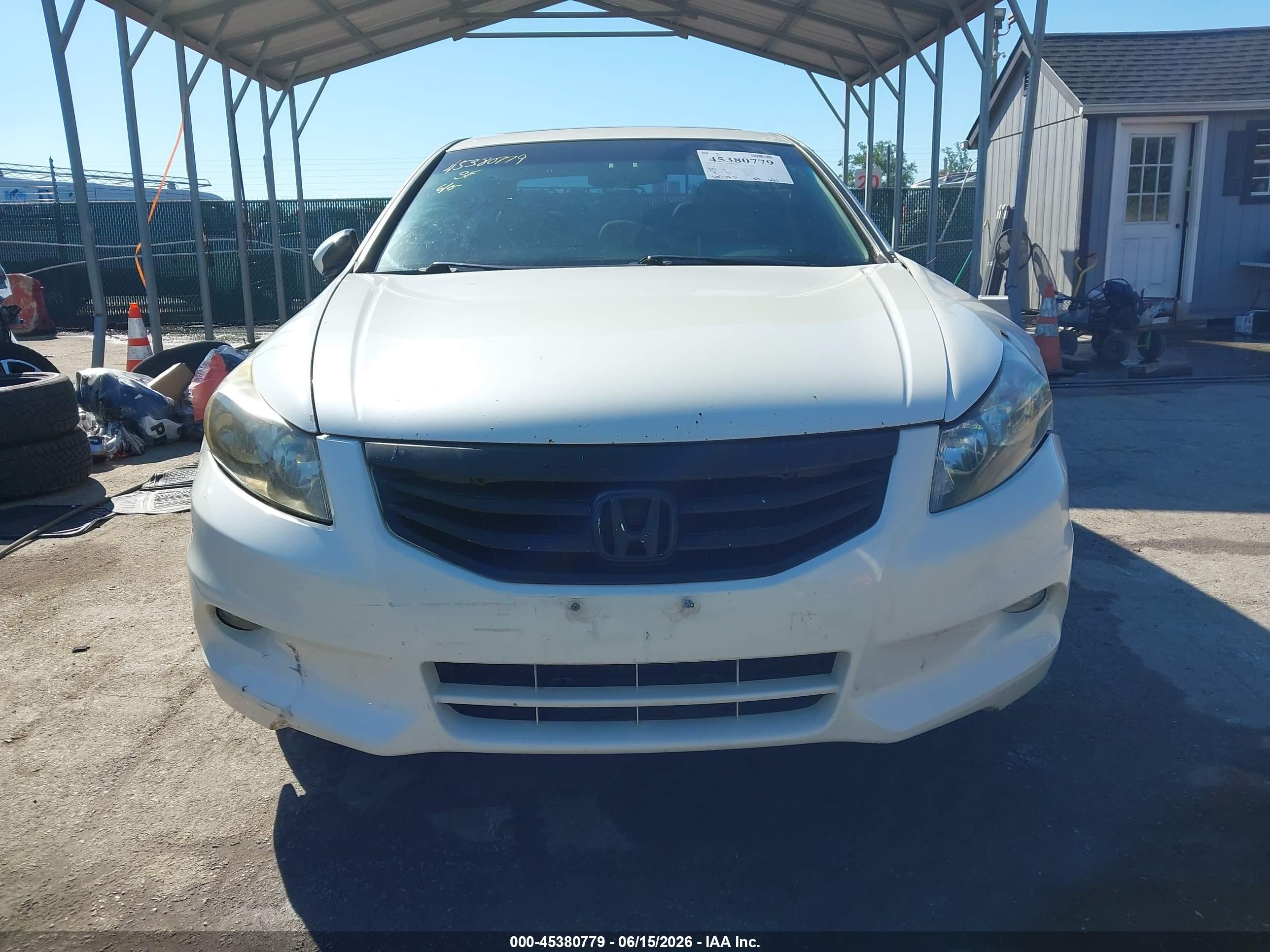 2011 Honda Accord 3.5 Ex-l White vin: 5KBCP3F87BB002437