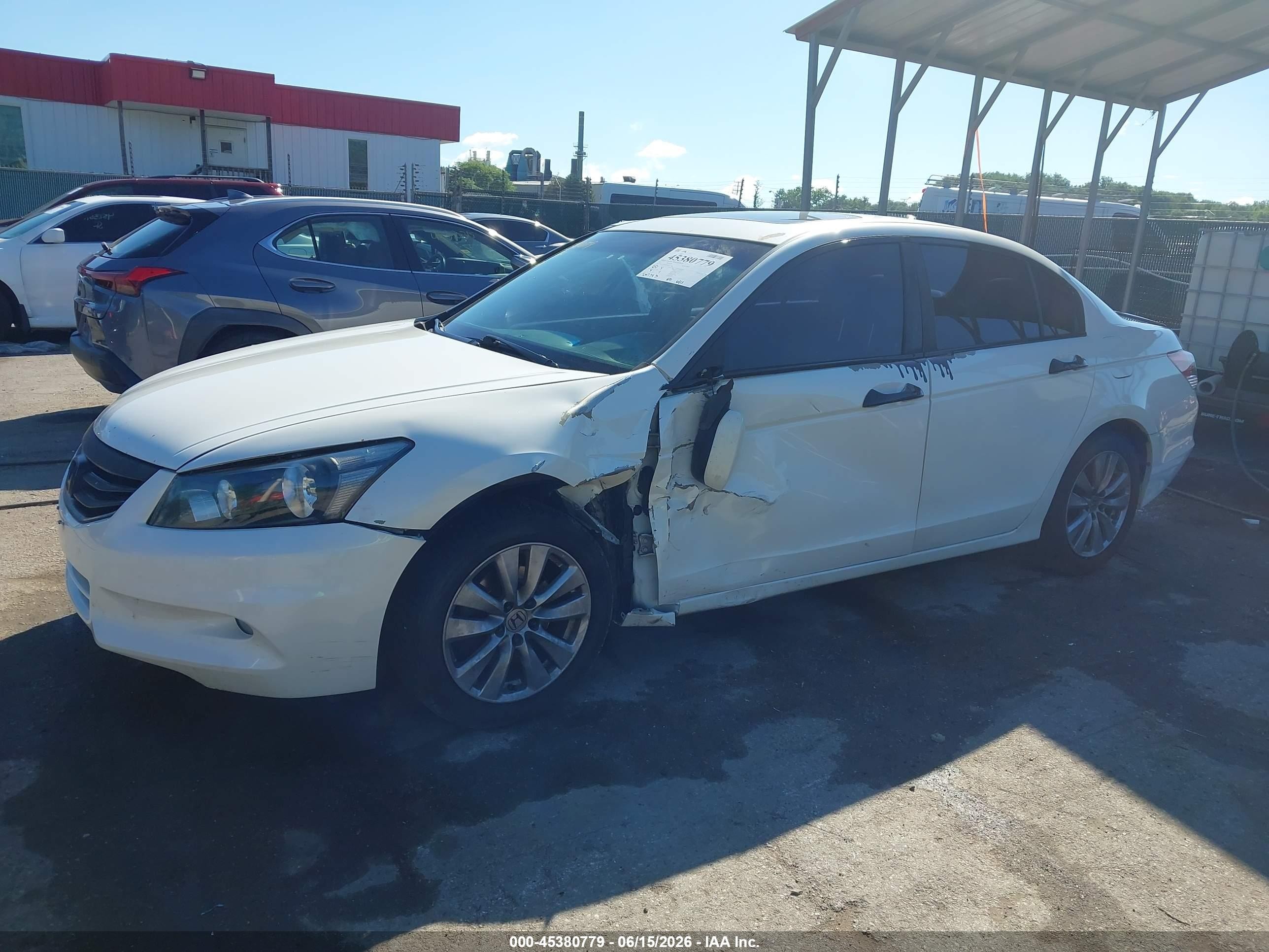 2011 Honda Accord 3.5 Ex-l White vin: 5KBCP3F87BB002437