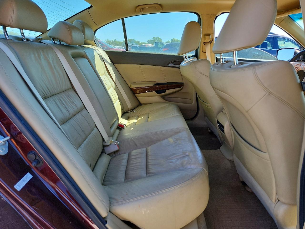 2010 Honda Accord Exl Burgundy vin: 5KBCP3F88AB004213