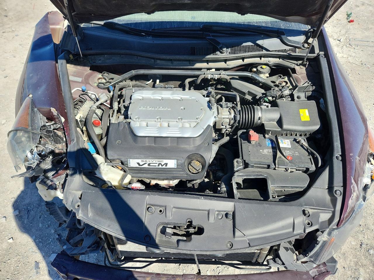 2010 Honda Accord Exl Burgundy vin: 5KBCP3F88AB004213