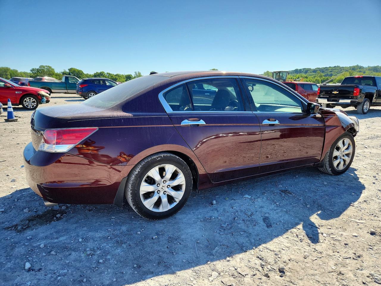 2010 Honda Accord Exl Burgundy vin: 5KBCP3F88AB004213