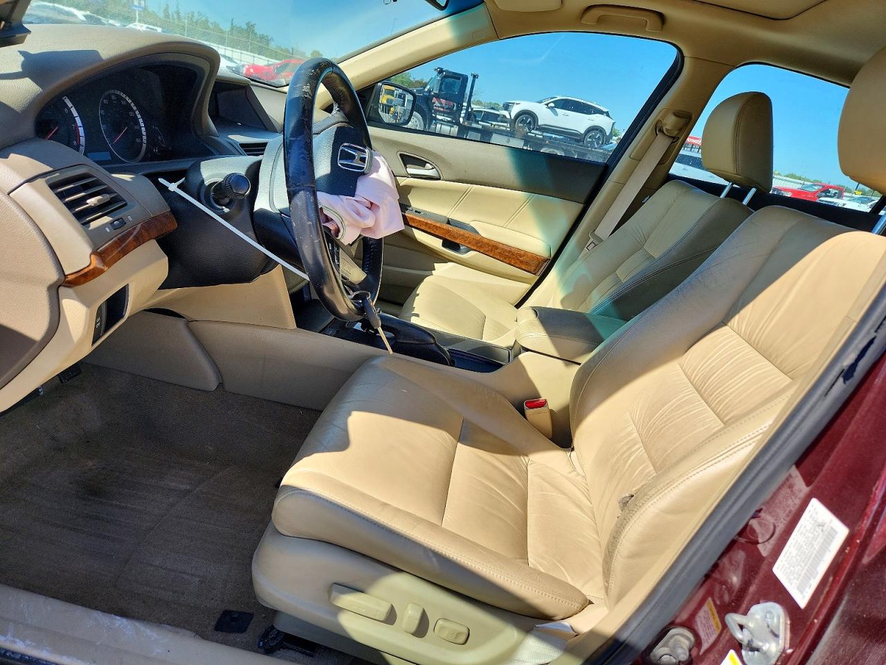 2010 Honda Accord Exl Burgundy vin: 5KBCP3F88AB004213