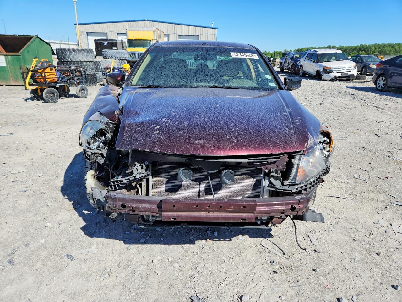 2010 Honda Accord Exl Burgundy vin: 5KBCP3F88AB004213