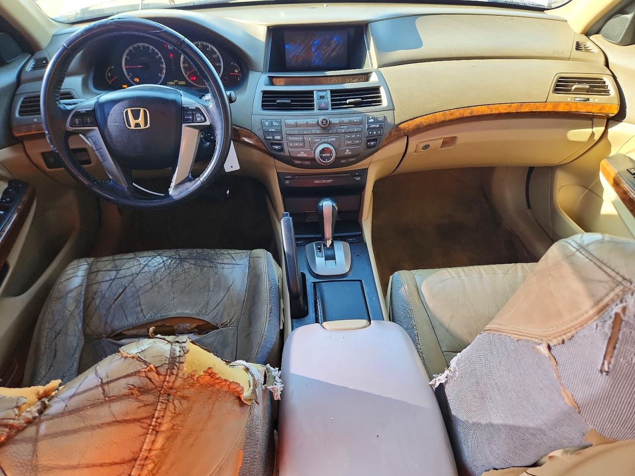 2010 Honda Accord Exl White vin: 5KBCP3F88AB006866