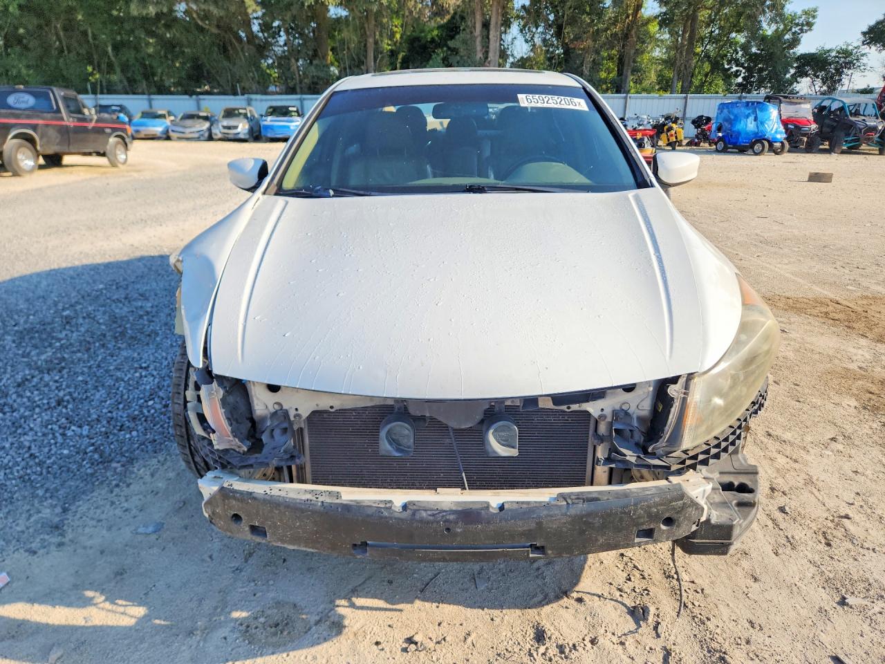 2010 Honda Accord Exl White vin: 5KBCP3F88AB006866