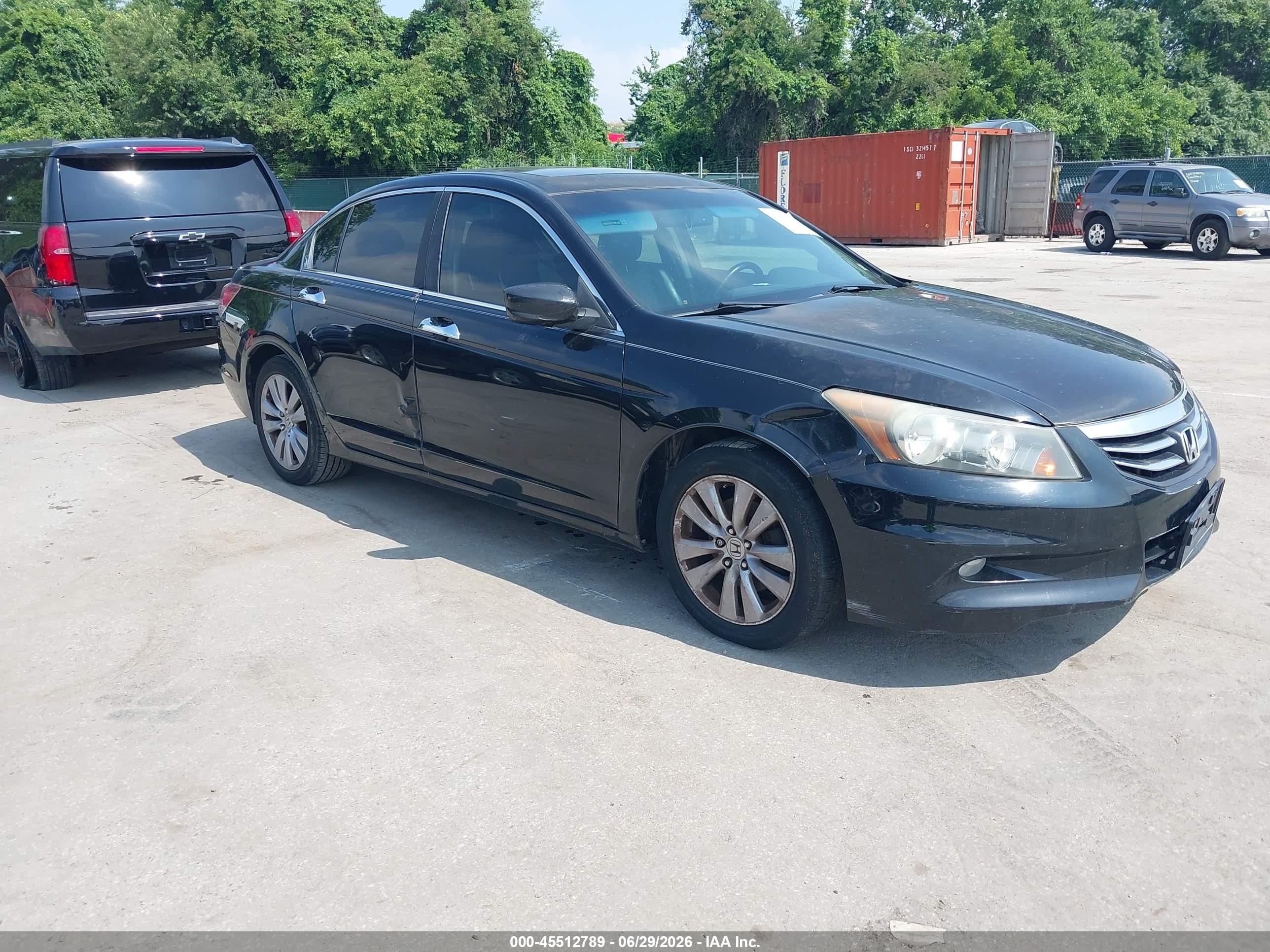 2011 Honda Accord 3.5 Ex-l Черный vin: 5KBCP3F88BB002253