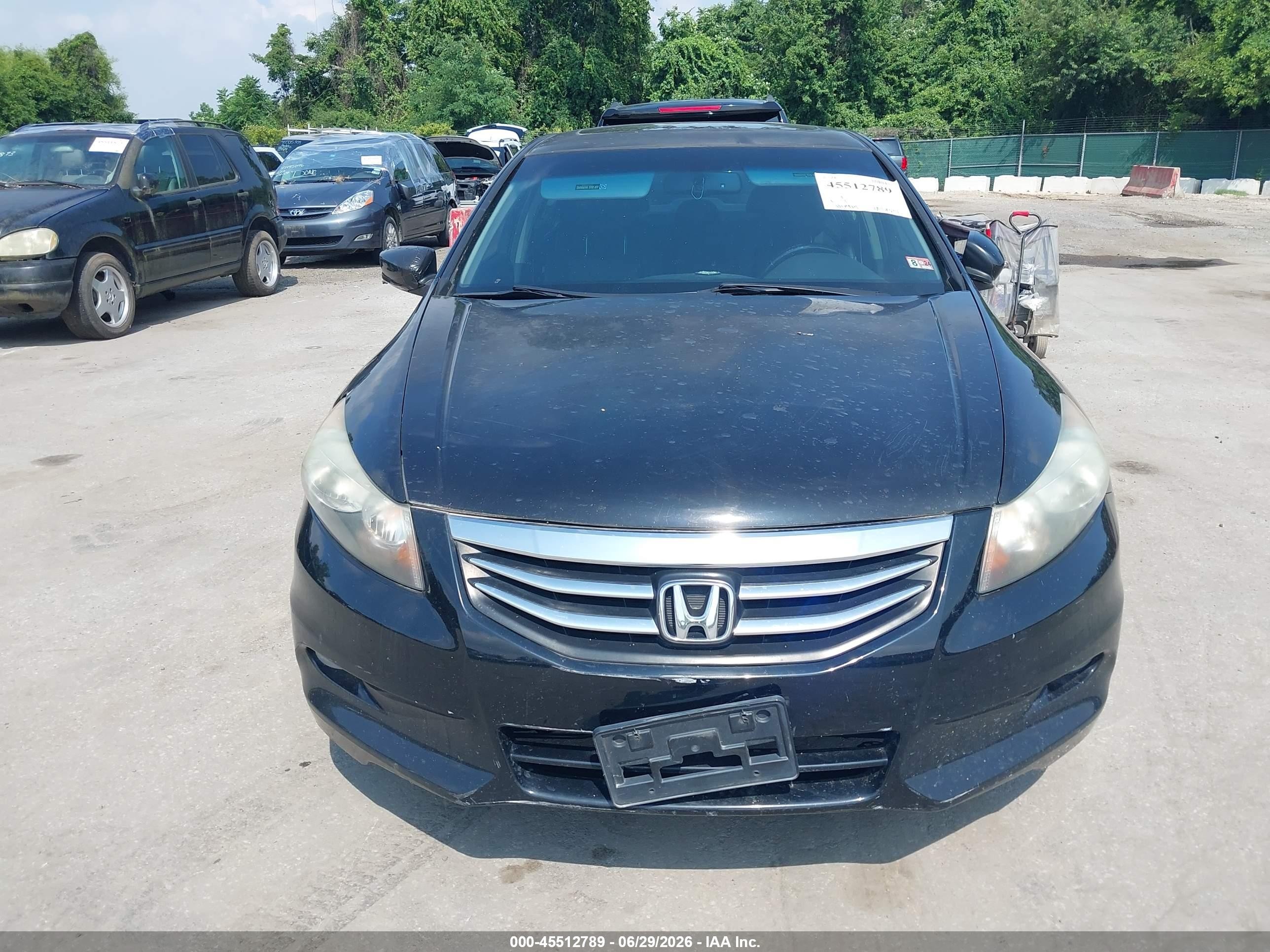 2011 Honda Accord 3.5 Ex-l Черный vin: 5KBCP3F88BB002253