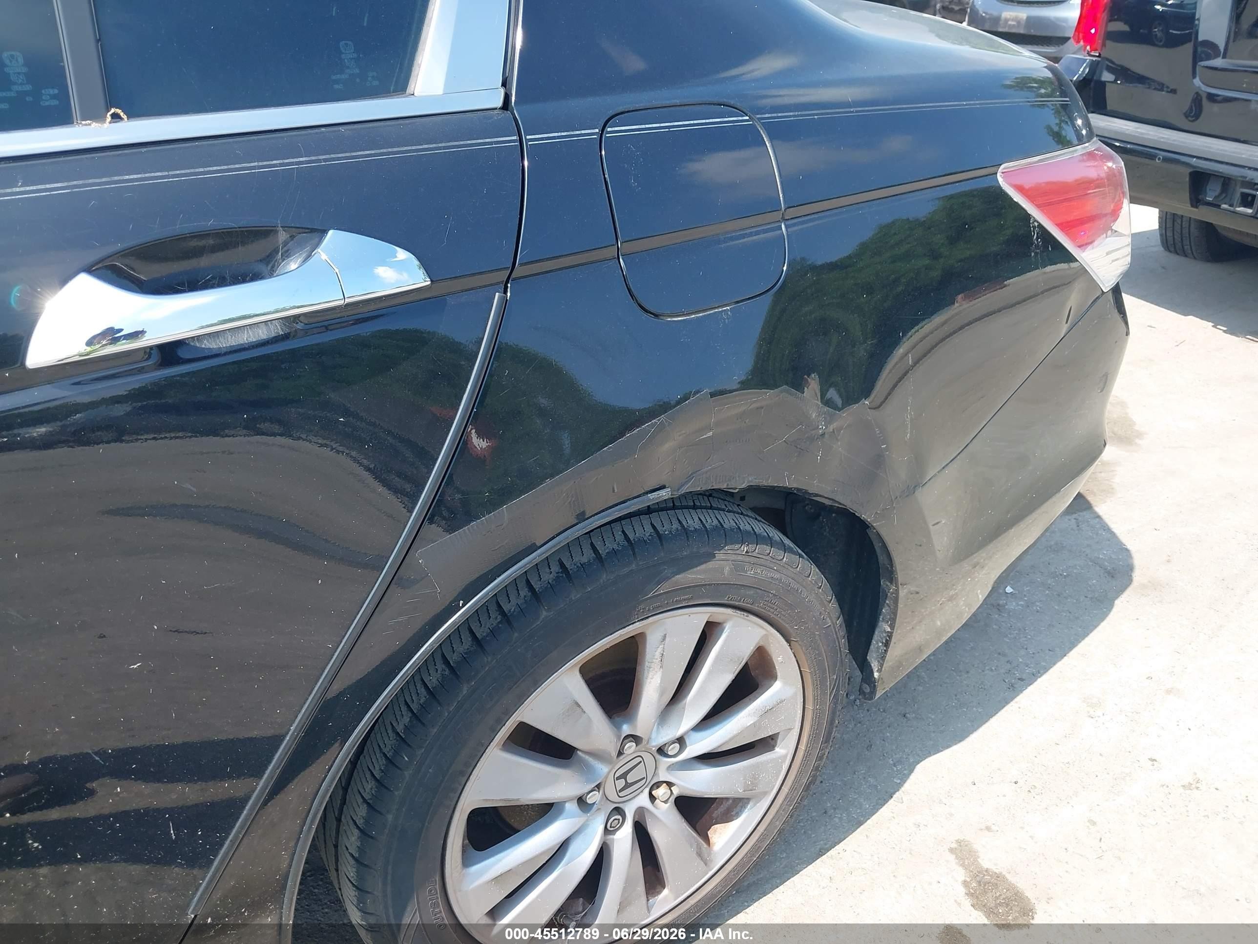 2011 Honda Accord 3.5 Ex-l Черный vin: 5KBCP3F88BB002253