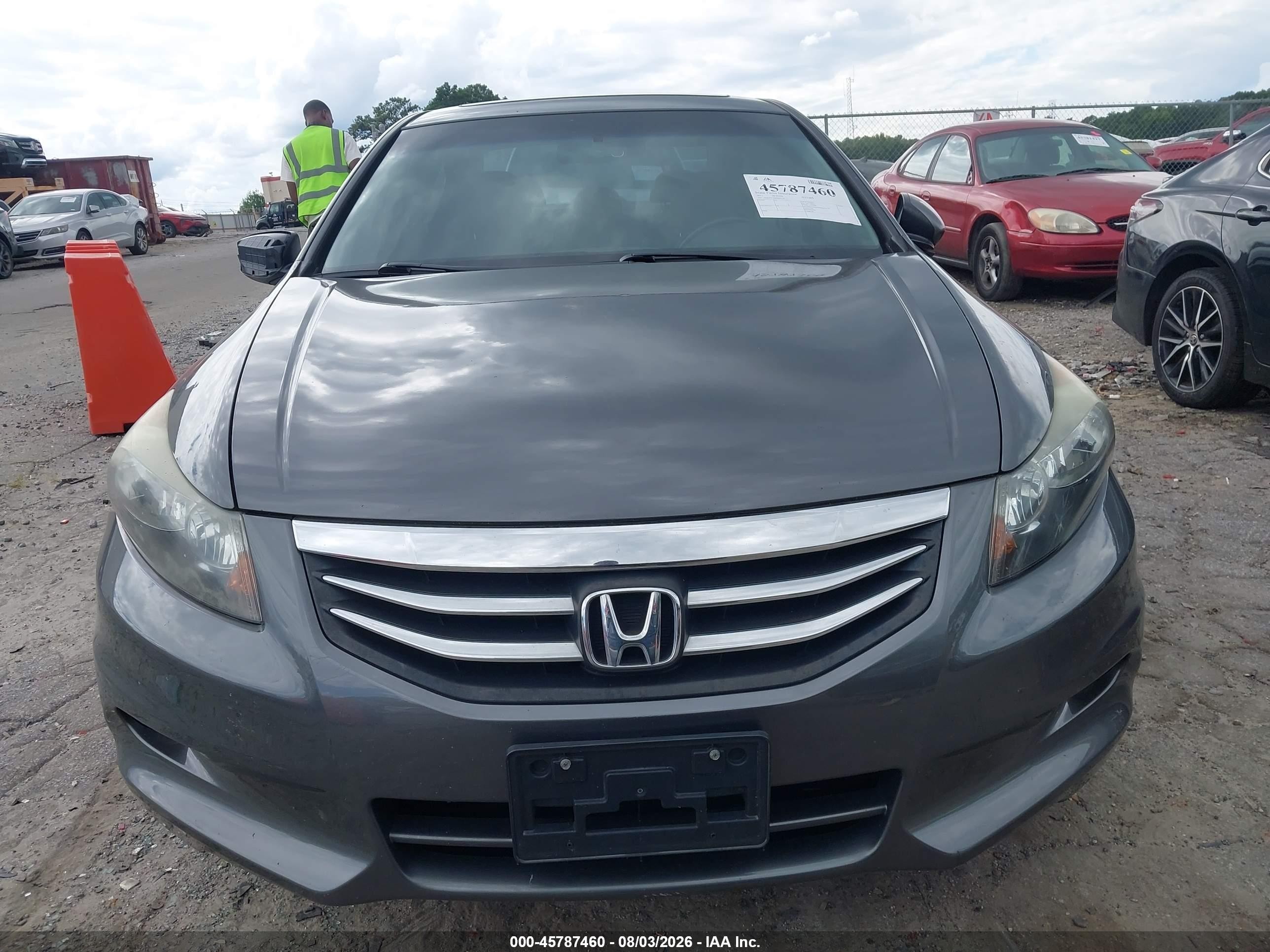 2011 Honda Accord 3.5 Ex-l Gray vin: 5KBCP3F88BB002740