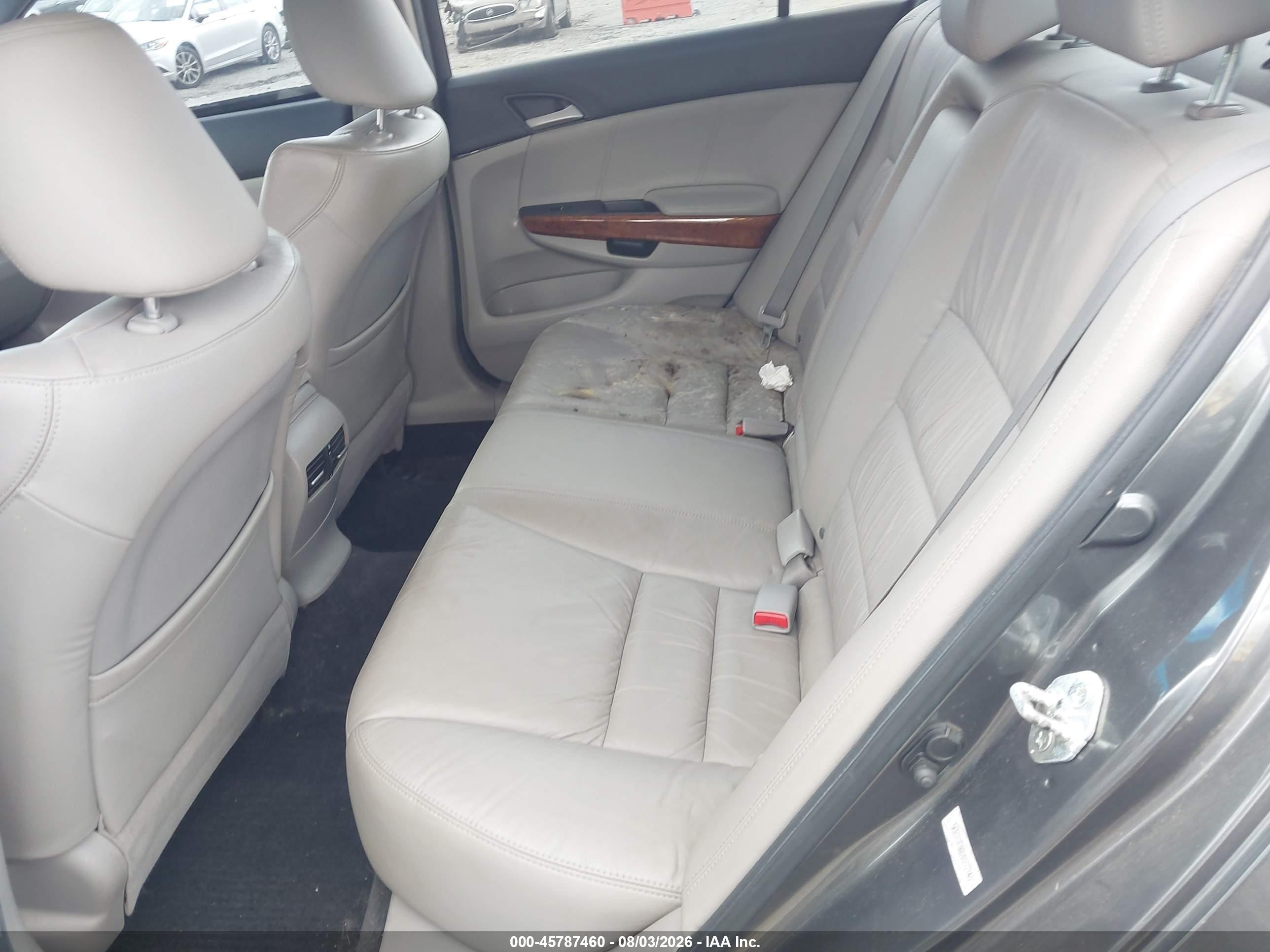 2011 Honda Accord 3.5 Ex-l Gray vin: 5KBCP3F88BB002740