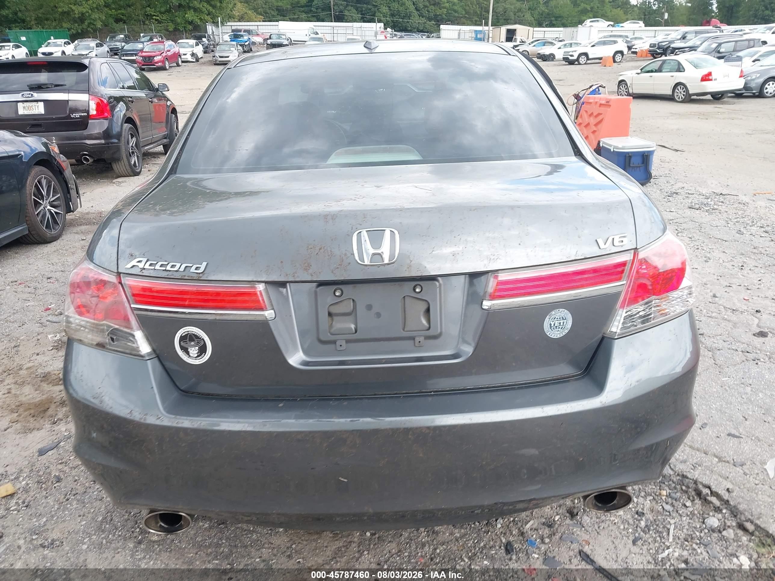 2011 Honda Accord 3.5 Ex-l Gray vin: 5KBCP3F88BB002740