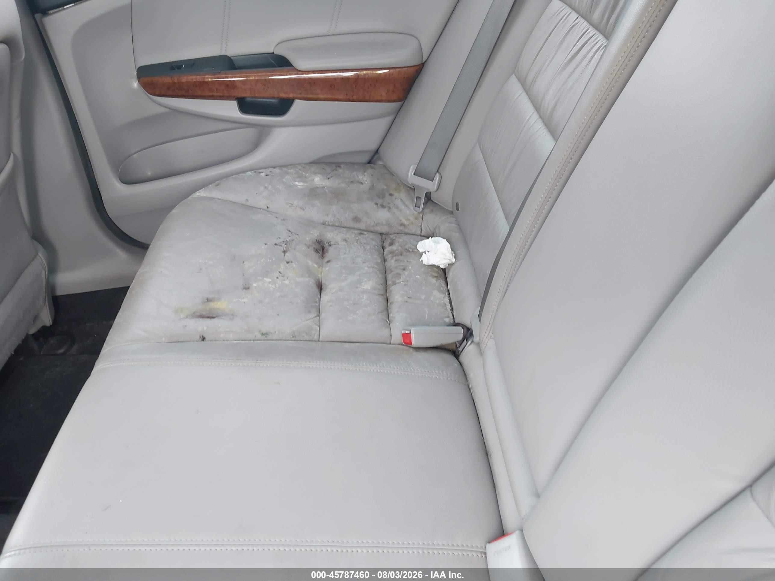2011 Honda Accord 3.5 Ex-l Gray vin: 5KBCP3F88BB002740